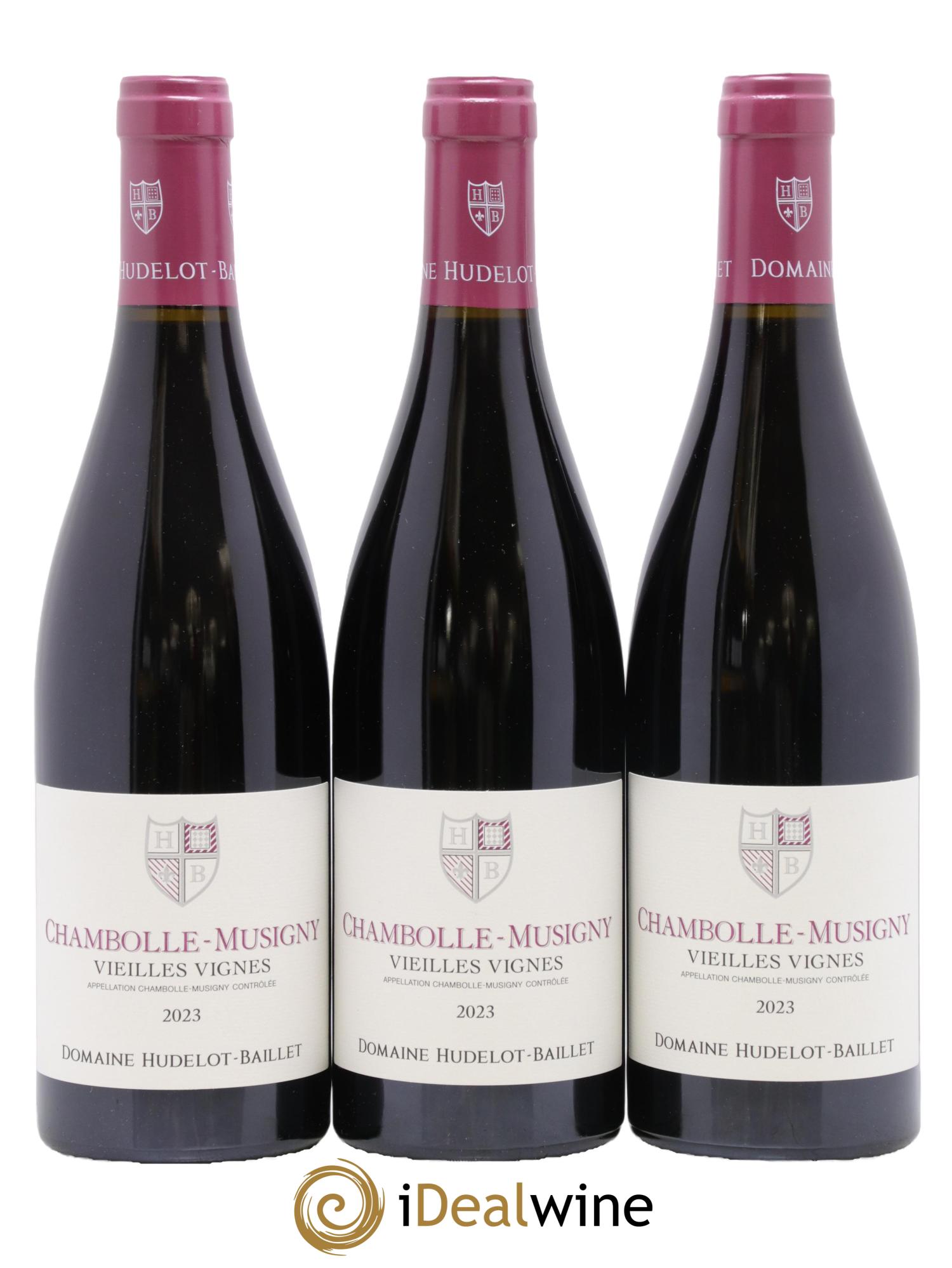 Chambolle-Musigny Vieilles Vignes Hudelot-Baillet 2023 - Lot of 3 bottles - 0