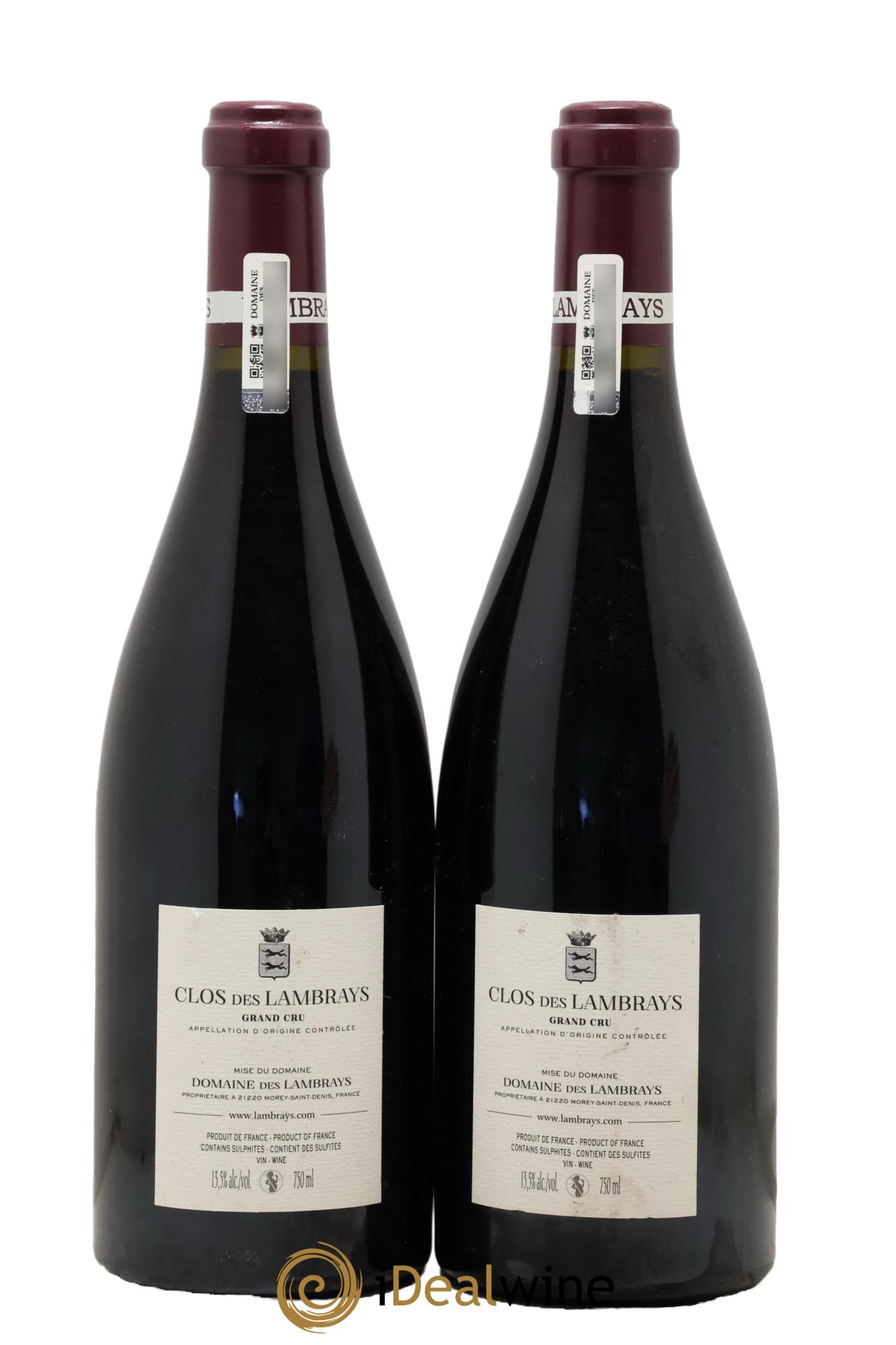 Clos des Lambrays Grand Cru Domaine des Lambrays 2019 - Lot of 2 bottles - 1