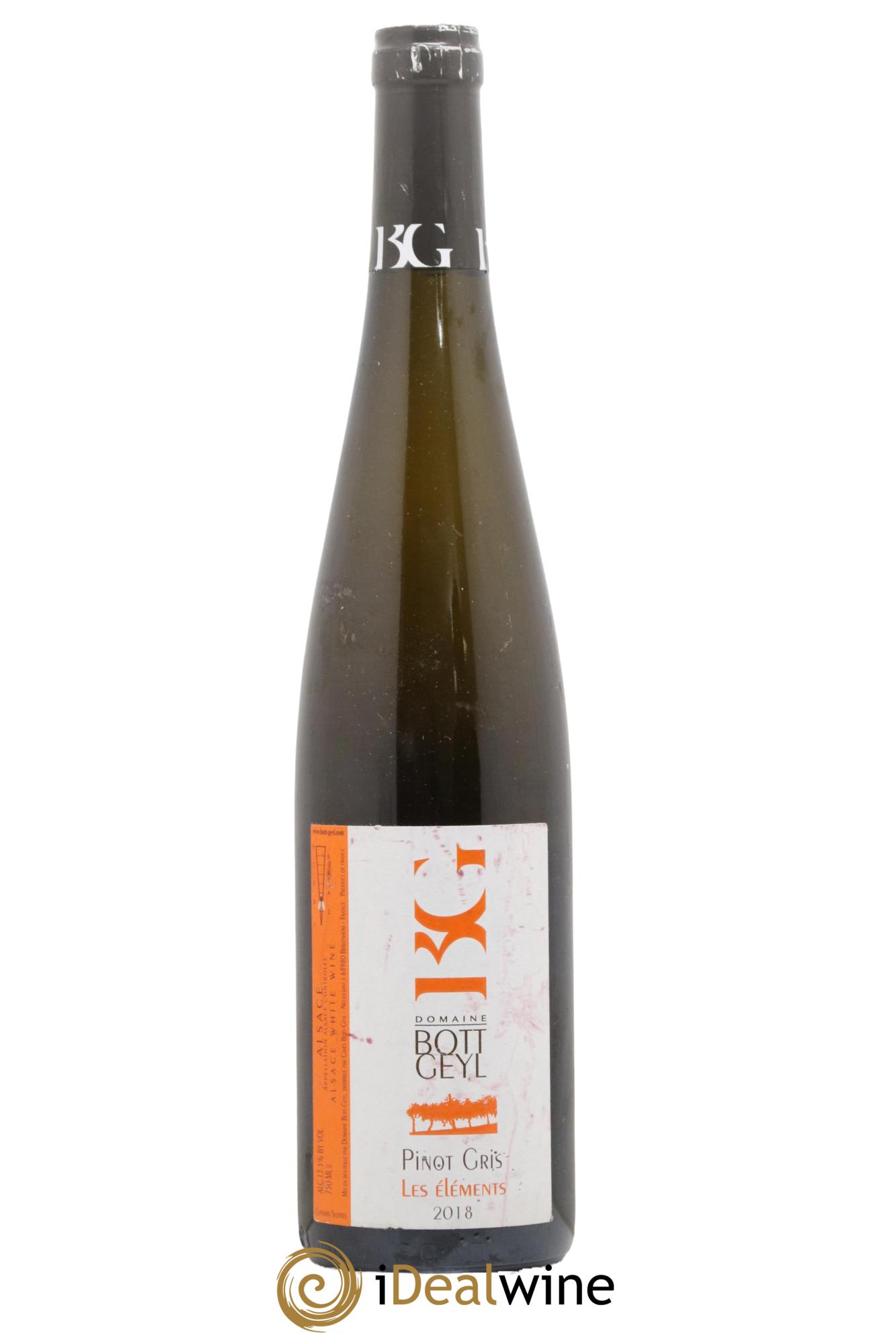 Alsace Pinot Gris Les Eléments Bott-Geyl (Domaine) 2018 - Posten von 1 Flasche - 0