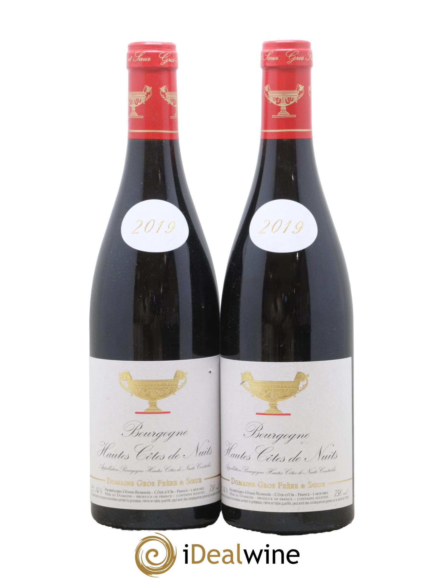 Hautes-Côtes de Nuits Anne Gros 2019 - Lotto di 2 bottiglie - 0