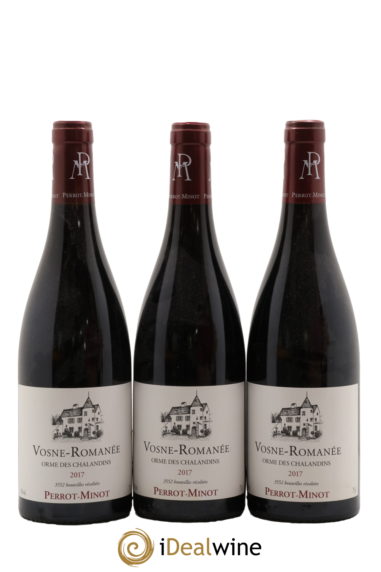 Vosne-Romanée Orme des Chalandins Vielles Vignes Perrot-Minot 2017 - Lotto di 3 bottiglie - 0