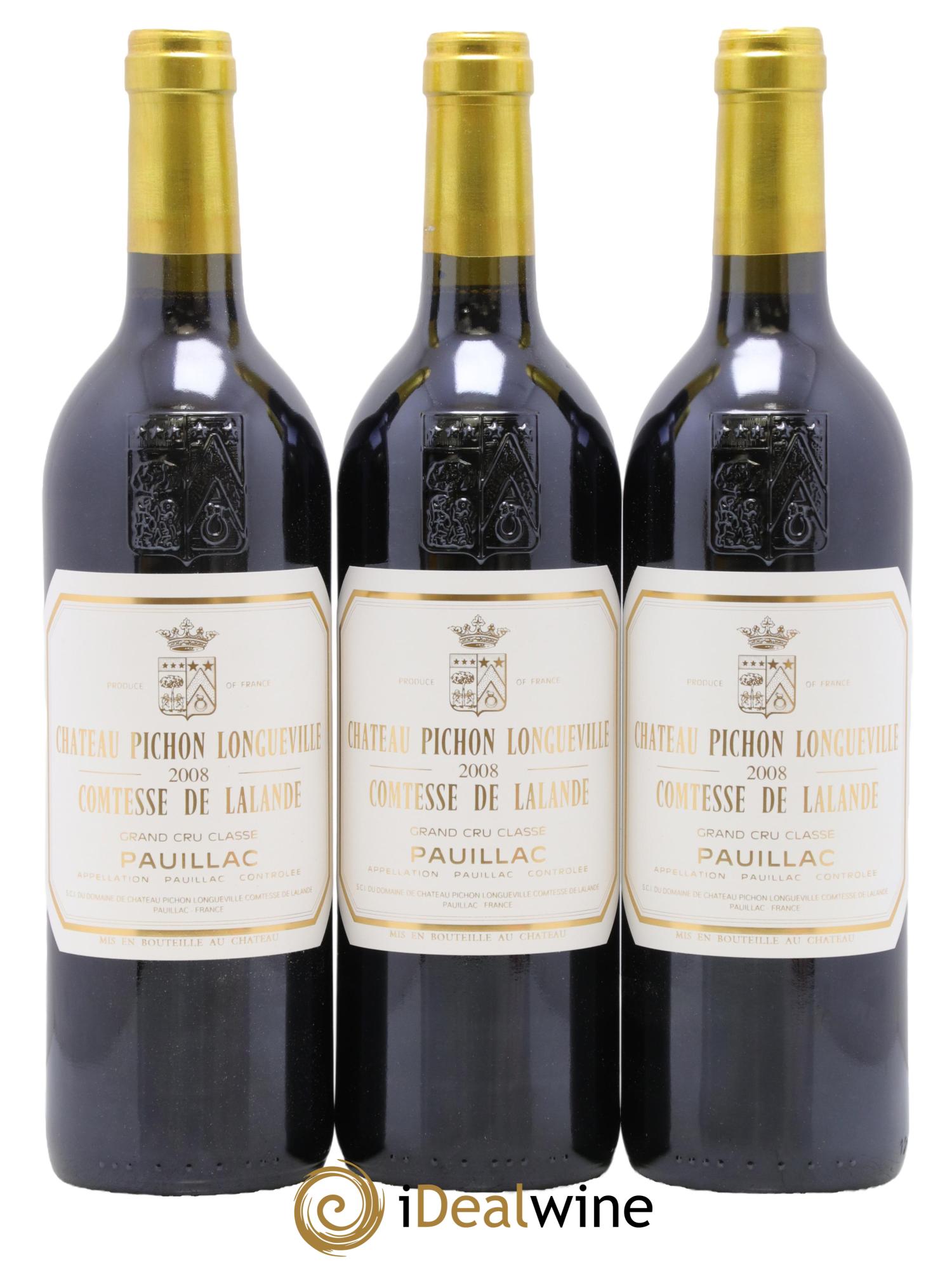 Château Pichon Longueville Comtesse de Lalande 2ème Grand Cru Classé 2008 - Lot of 12 bottles - 2