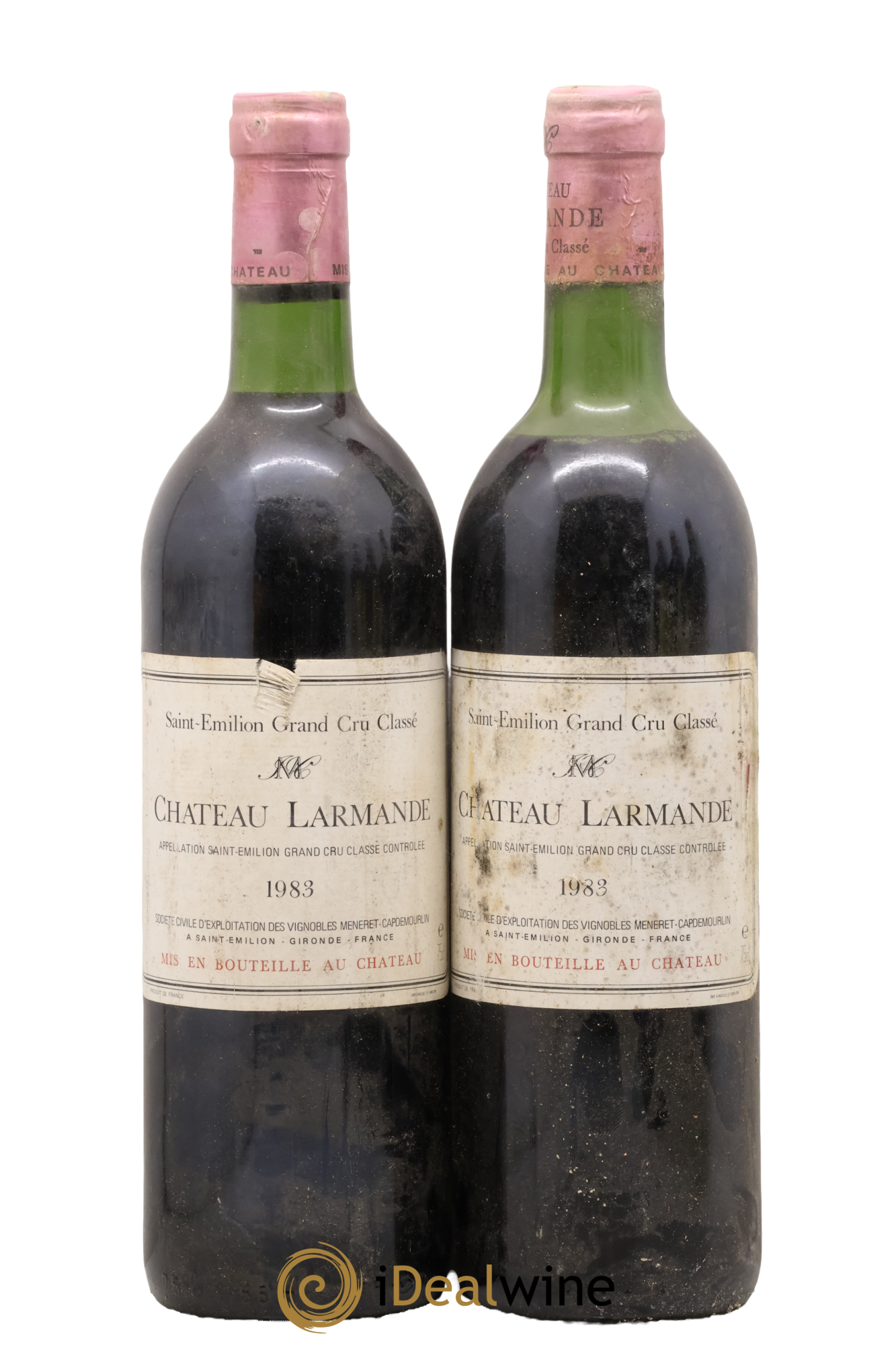 Château Larmande Grand Cru Classé 1983 - Lot de 2 bouteilles - 0