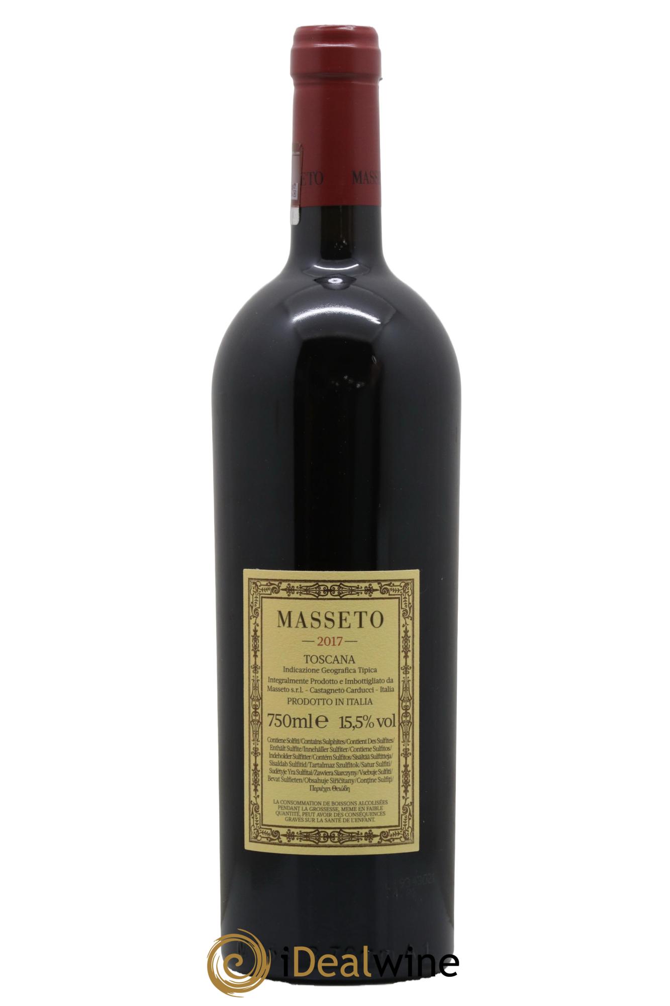 Toscana IGT Tenuta Dell'Ornellaia Masseto Frescobaldi 2017 - Lotto di 1 bottiglia - 1