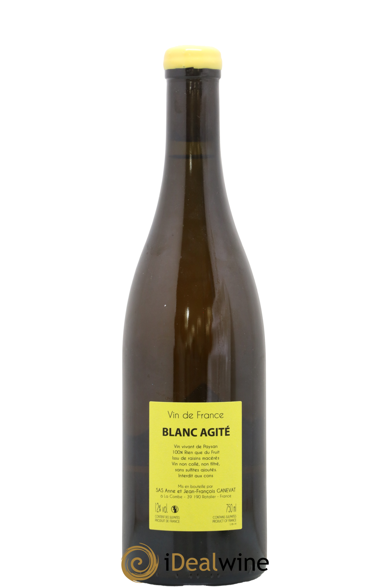 Vin de France Attention Blanc Agité Anne et Jean François Ganevat - Lot of 1 bottle - 1