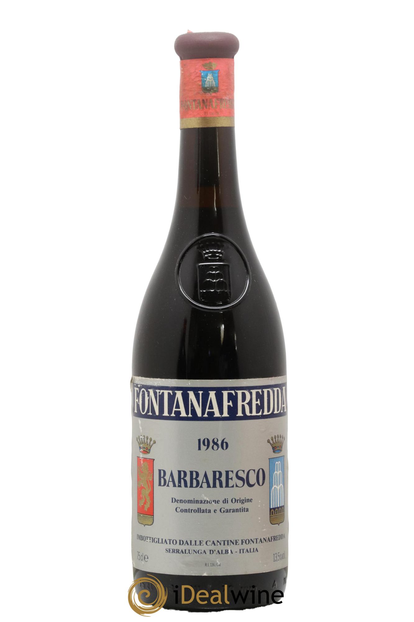 Barbaresco DOCG Fontanafredda 1986 - Lotto di 1 bottiglia - 0