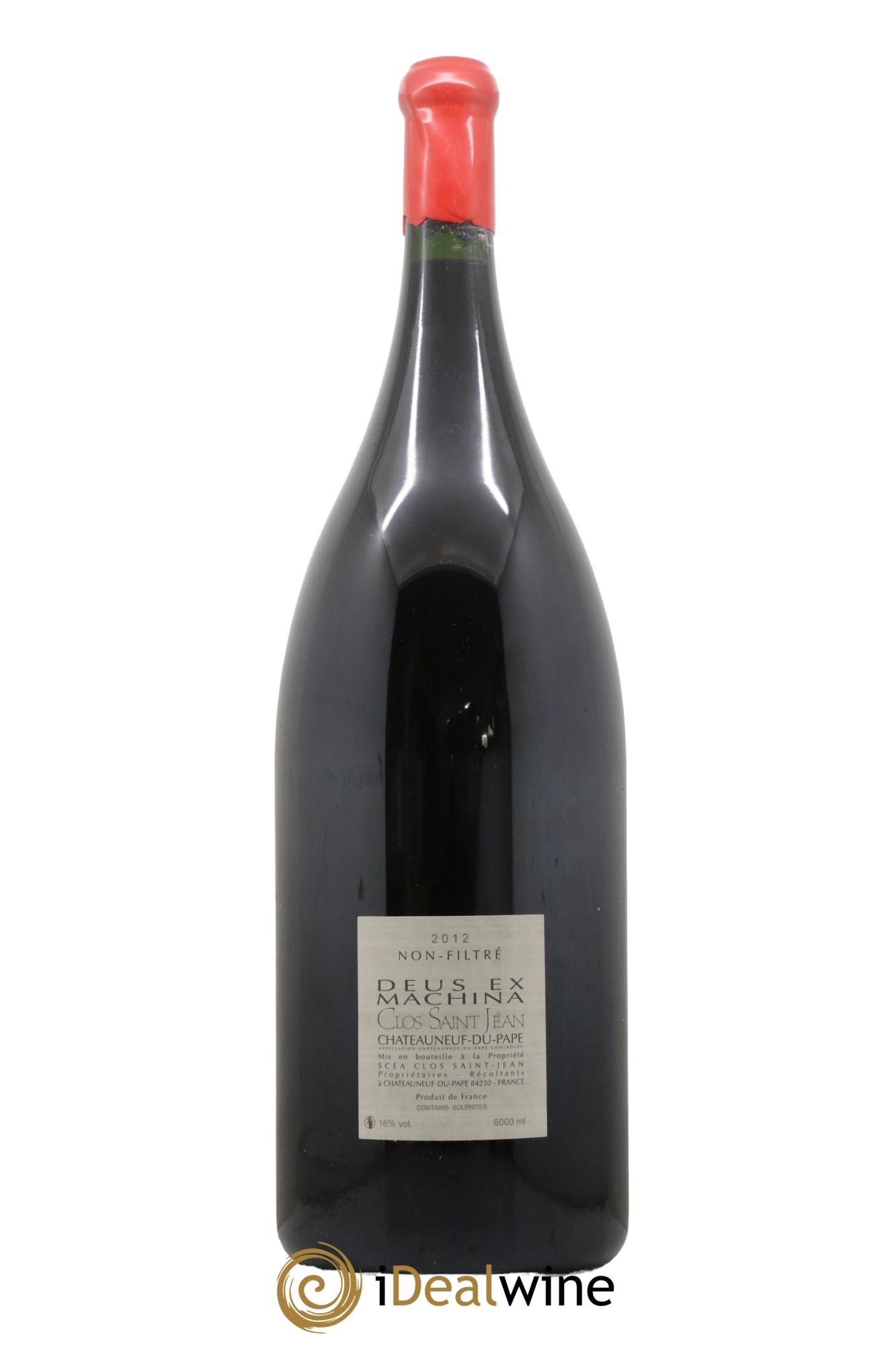 Châteauneuf-du-Pape Clos Saint-Jean Deus Ex Machina Pascal et Vincent Maurel 2012 - Lot de 1 mathusalem - 1
