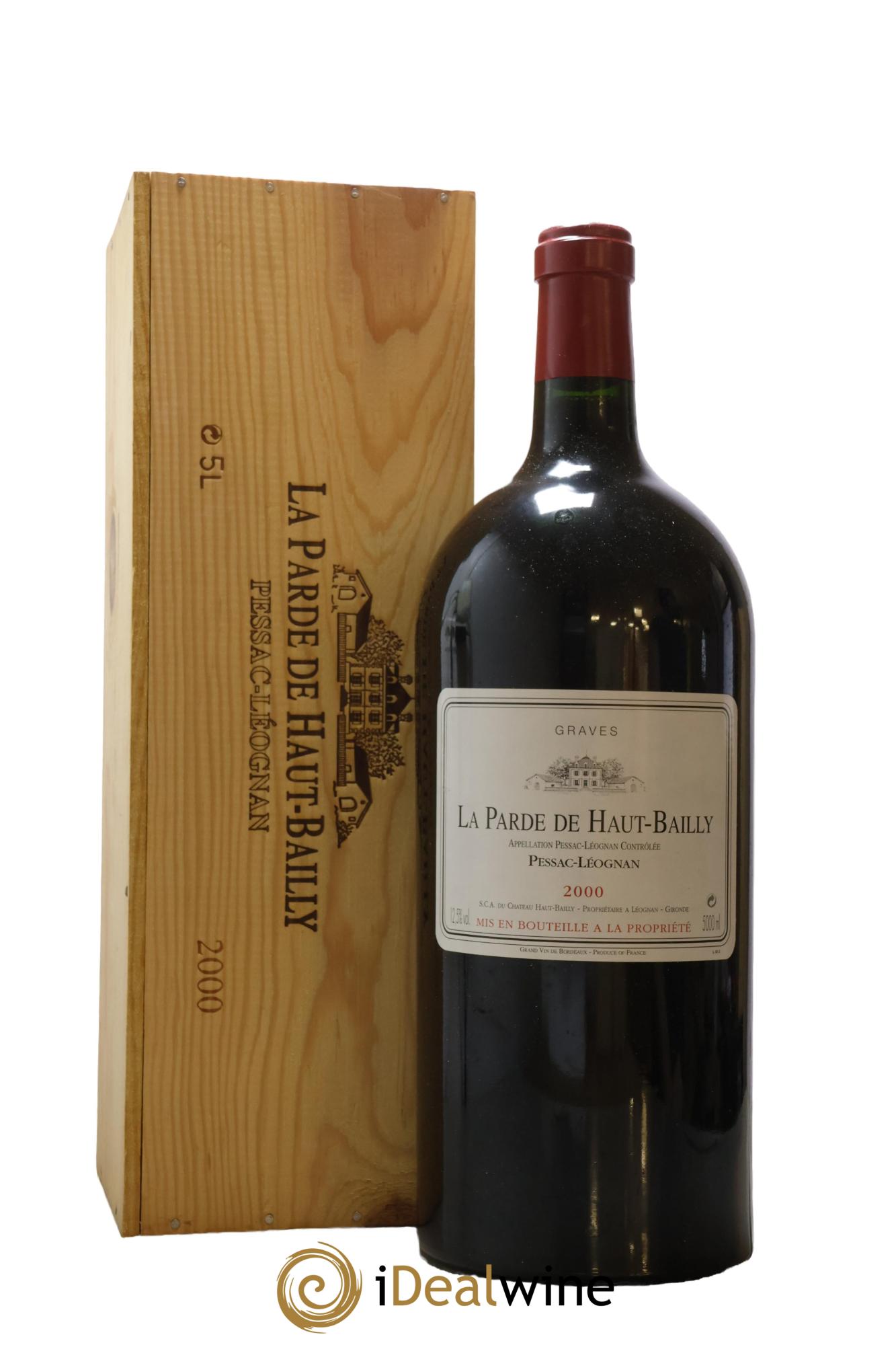 Haut Bailly II (Anciennement La Parde de Haut-Bailly) Second Vin 2000 - Lot de 1 jeroboam - 1