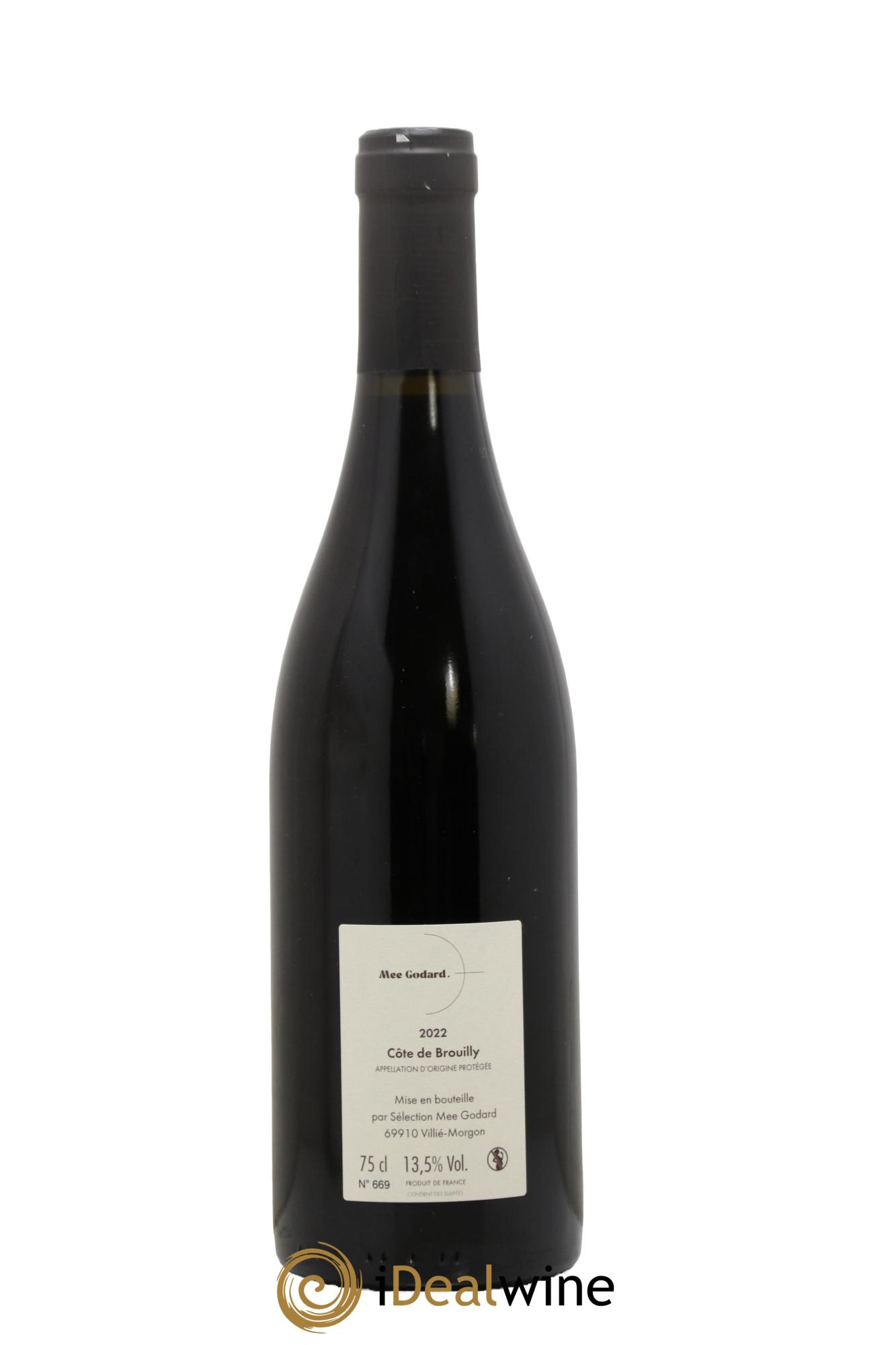 Côte de Brouilly Métamorphoses Mee Godard 2022 - Lot de 1 bouteille - 1