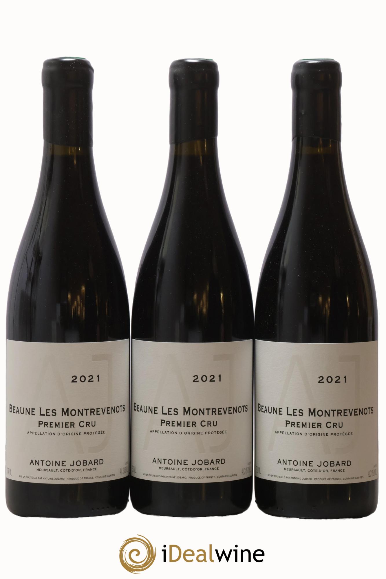 Beaune 1er Cru Les Montrevenots François et Antoine Jobard (Domaine)  2021 - Lot of 3 bottles - 0