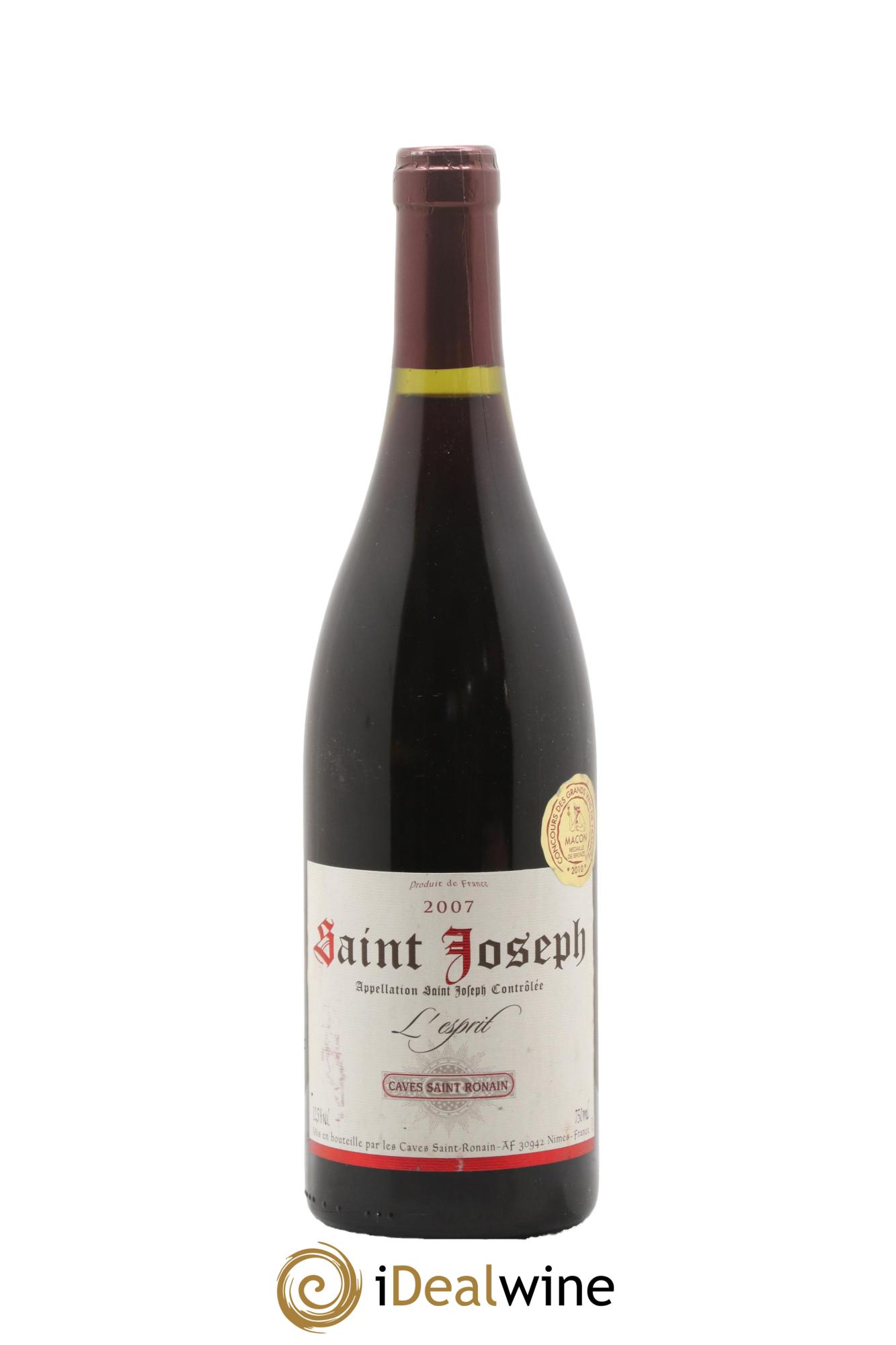 Saint-Joseph Caves Saint-Ronain 2007 - Lot de 1 bouteille - 0