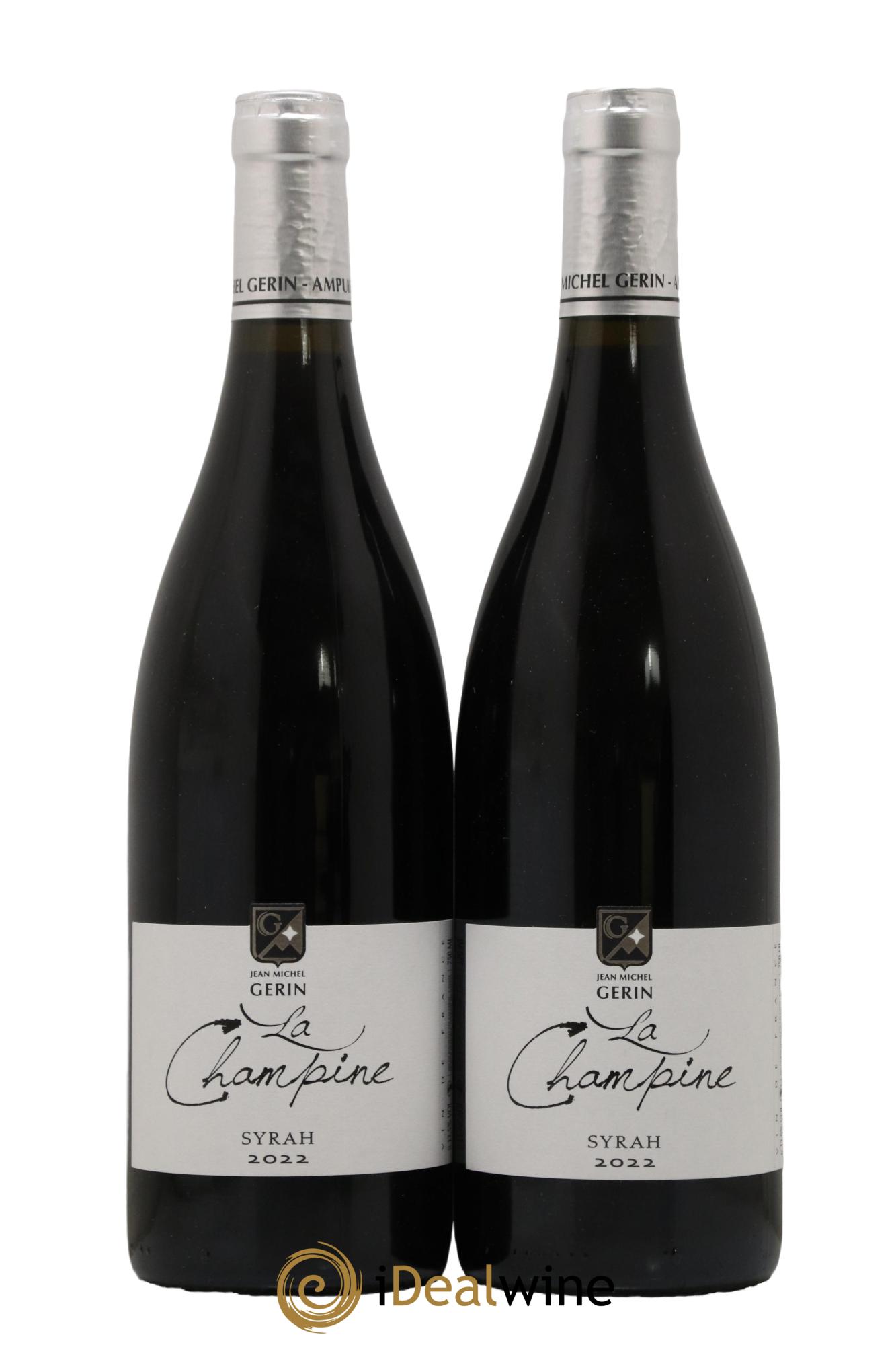 Collines Rhodaniennes Syrah La Champine Jean-Michel Gerin 2022 - Lot de 2 bouteilles - 0