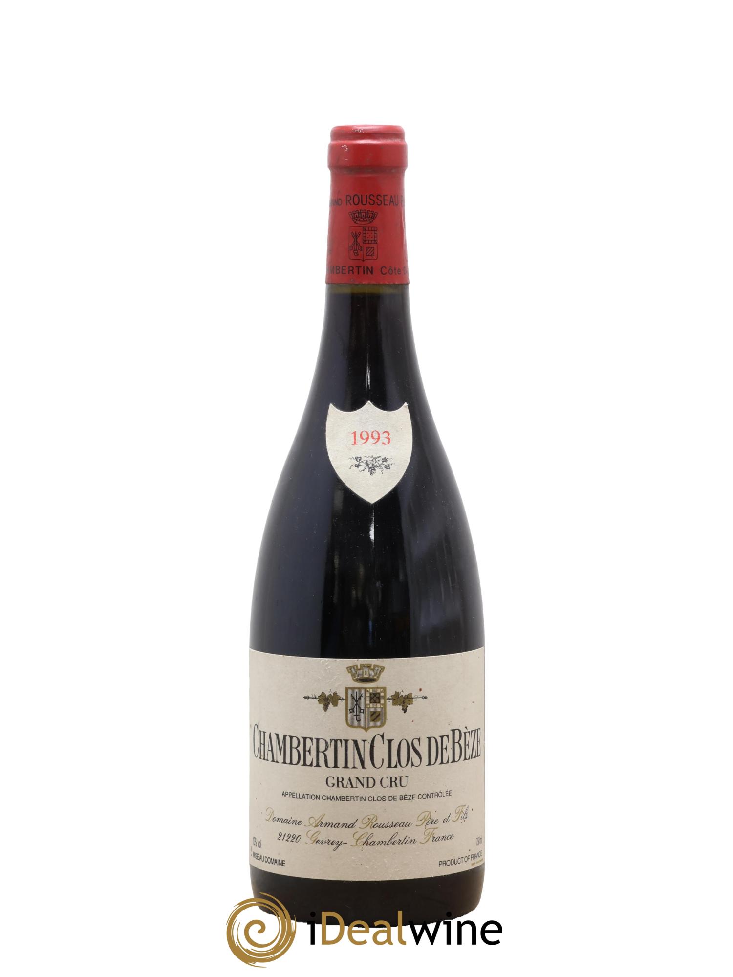 Chambertin Clos de Bèze Grand Cru Armand Rousseau (Domaine) 1993 - Lot of 1 bottle - 0