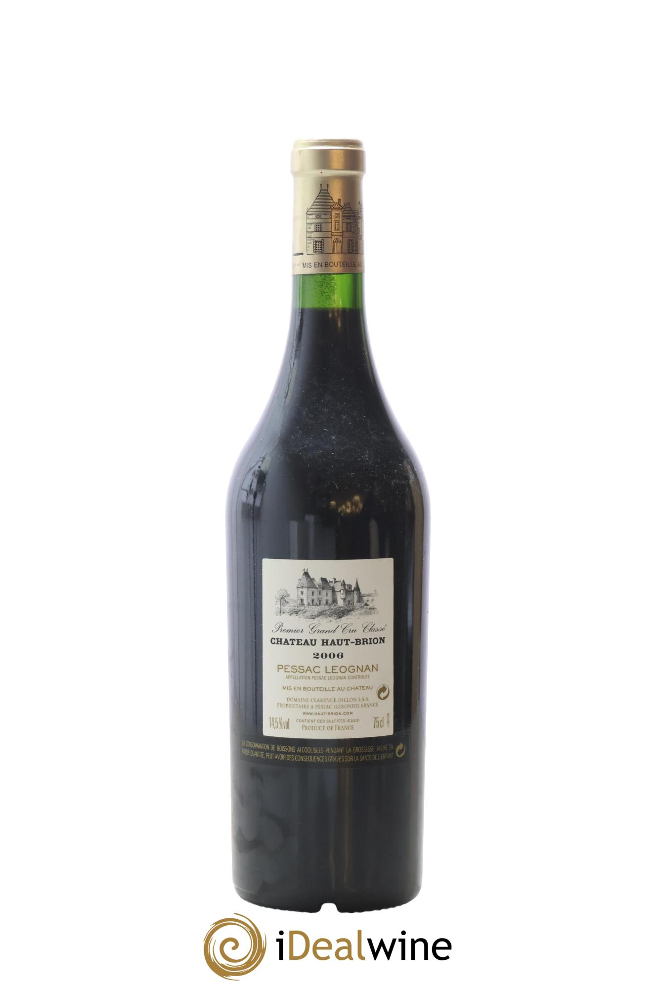 Château Haut Brion 1er Grand Cru Classé 2006 - Lot of 1 bottle - 1