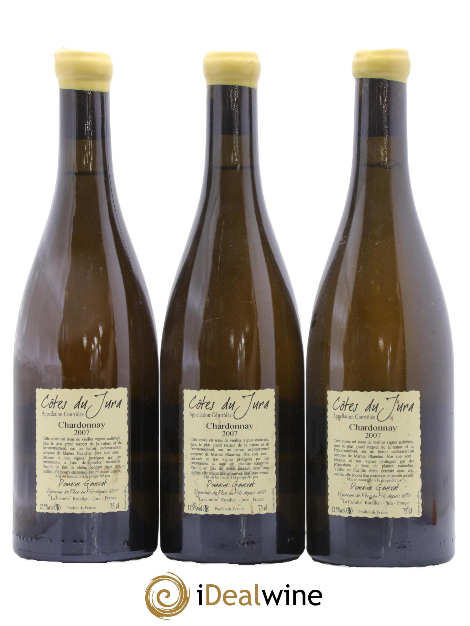 Côtes du Jura Les Grands Teppes Vieilles Vignes Jean-François Ganevat (Domaine) 2007 - Lot de 3 bouteilles - 1