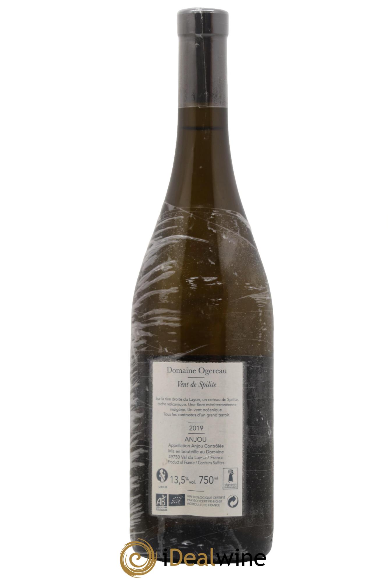 Anjou Vent de Spilite Domaine Ogereau 2019 - Lot de 1 bouteille - 1
