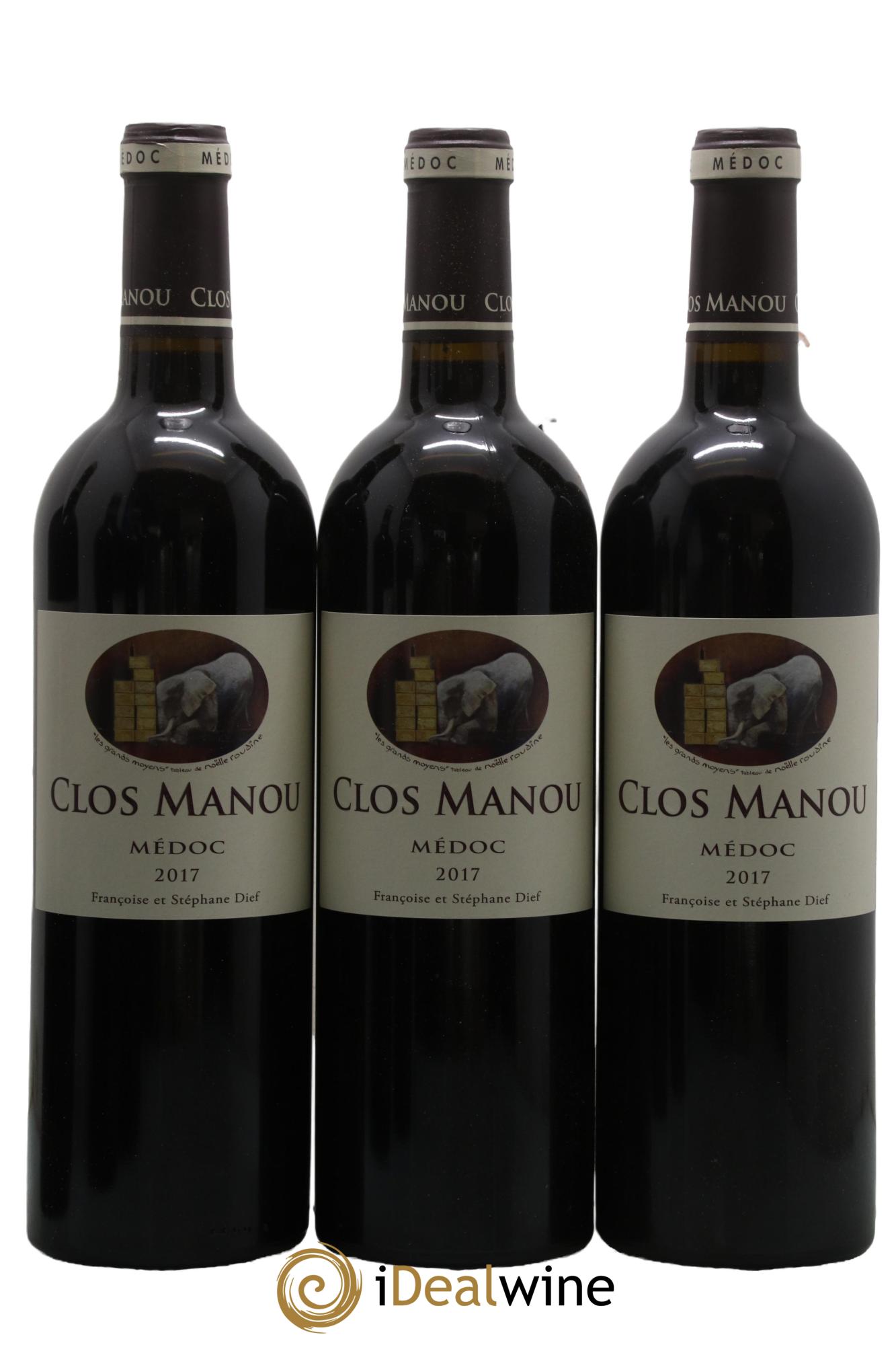 Clos Manou 2017 - Lotto di 6 bottiglie - 1