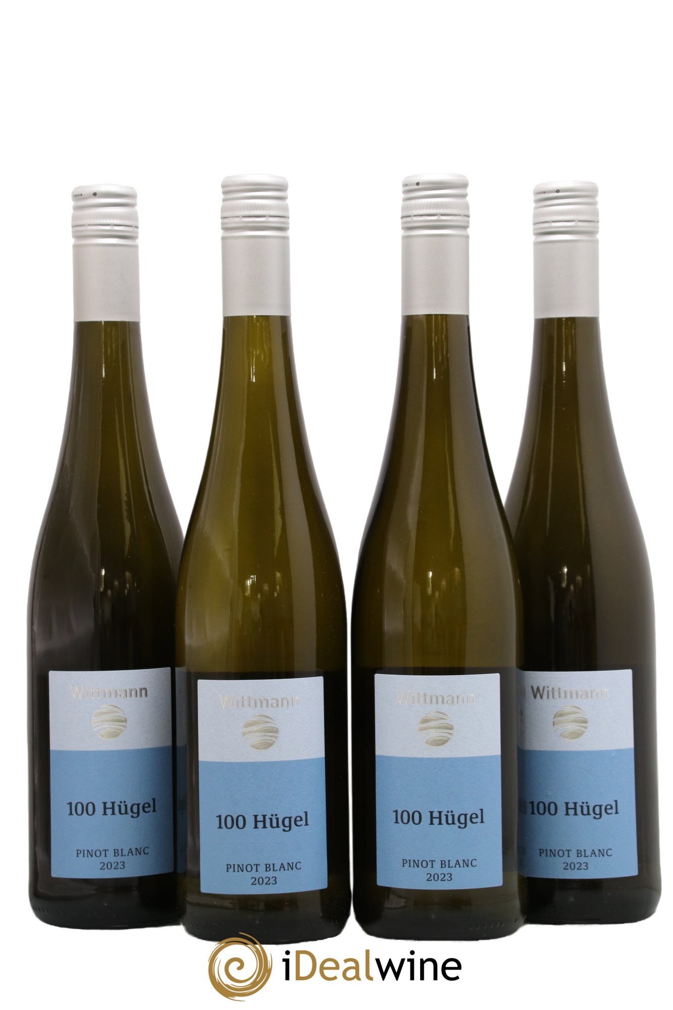 Allemagne Rheinhessen Riesling Trocken 100 Hugel Pinot Blanc Wittmann 2023 - Posten von 4 Flaschen - 0
