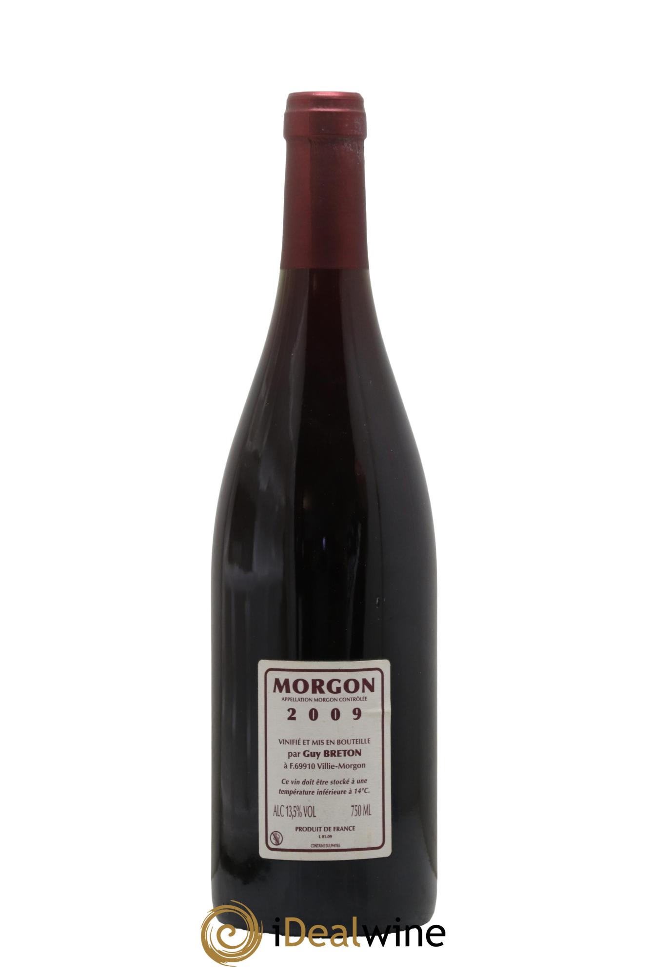 Morgon Ptit Max Guy Breton 2009 - Lot de 1 bouteille - 1