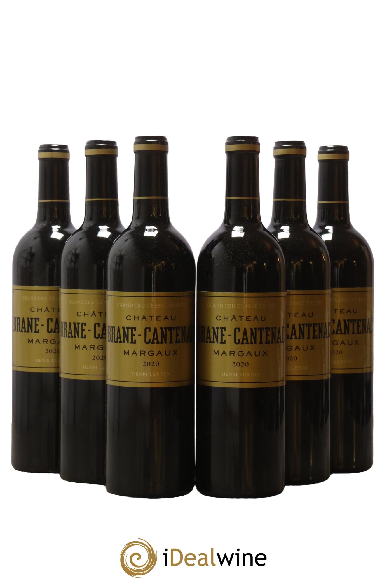 Château Brane Cantenac 2ème Grand Cru Classé 2020 - Posten von 6 Flaschen - 0