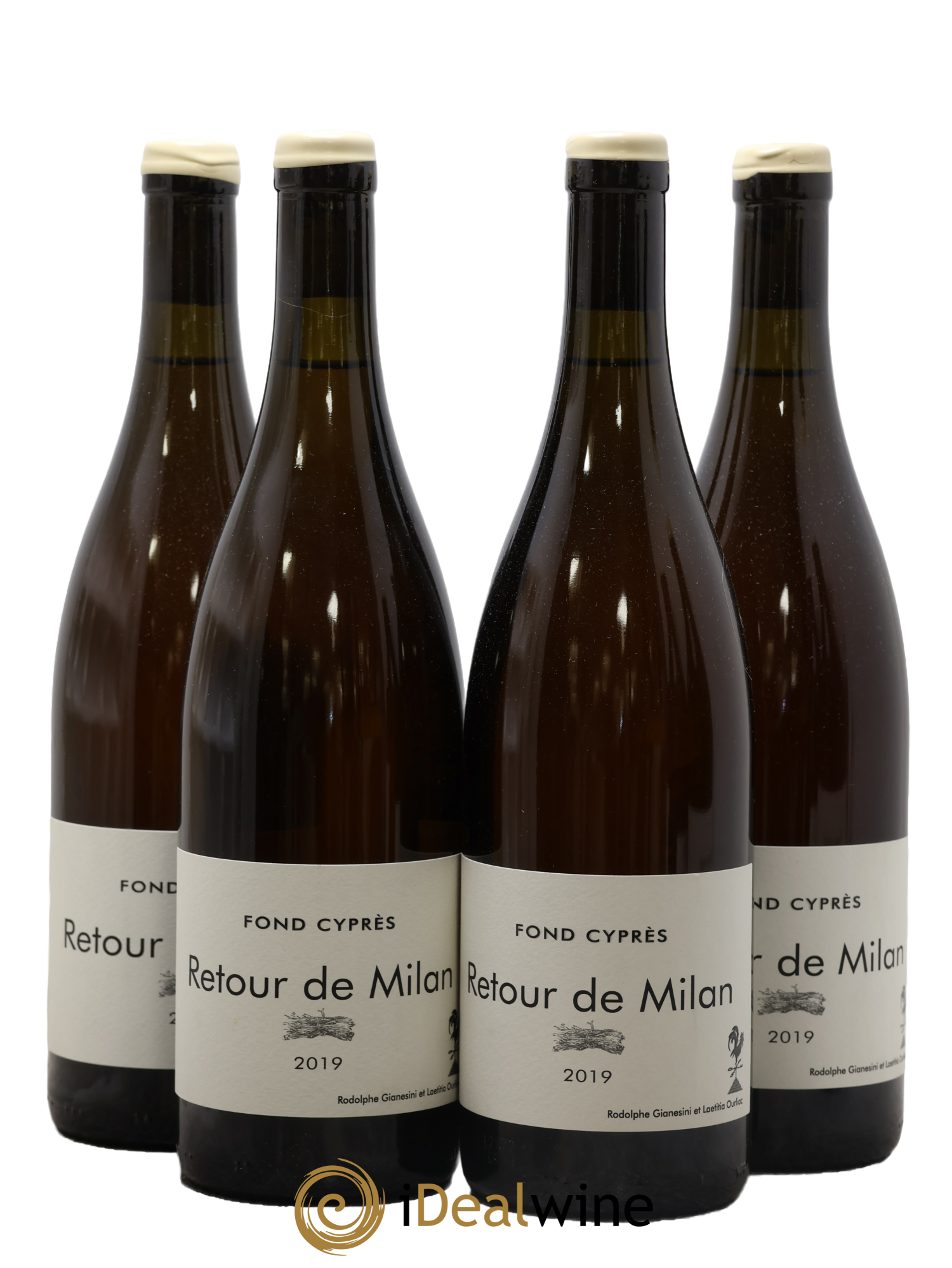 Vin de France Retour de Milan Fond Cyprès 2019 - Lot de 4 bouteilles - 0