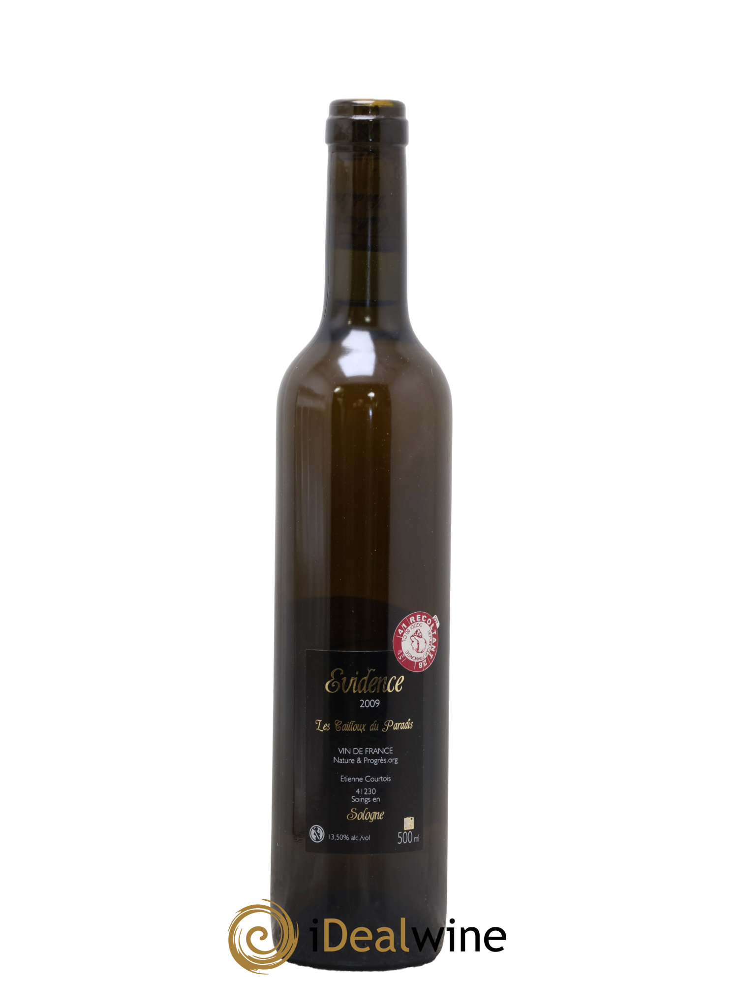 Vin de France Evidence Les Cailloux Du Paradis 2009 - Lot of 1 500ml format - 1