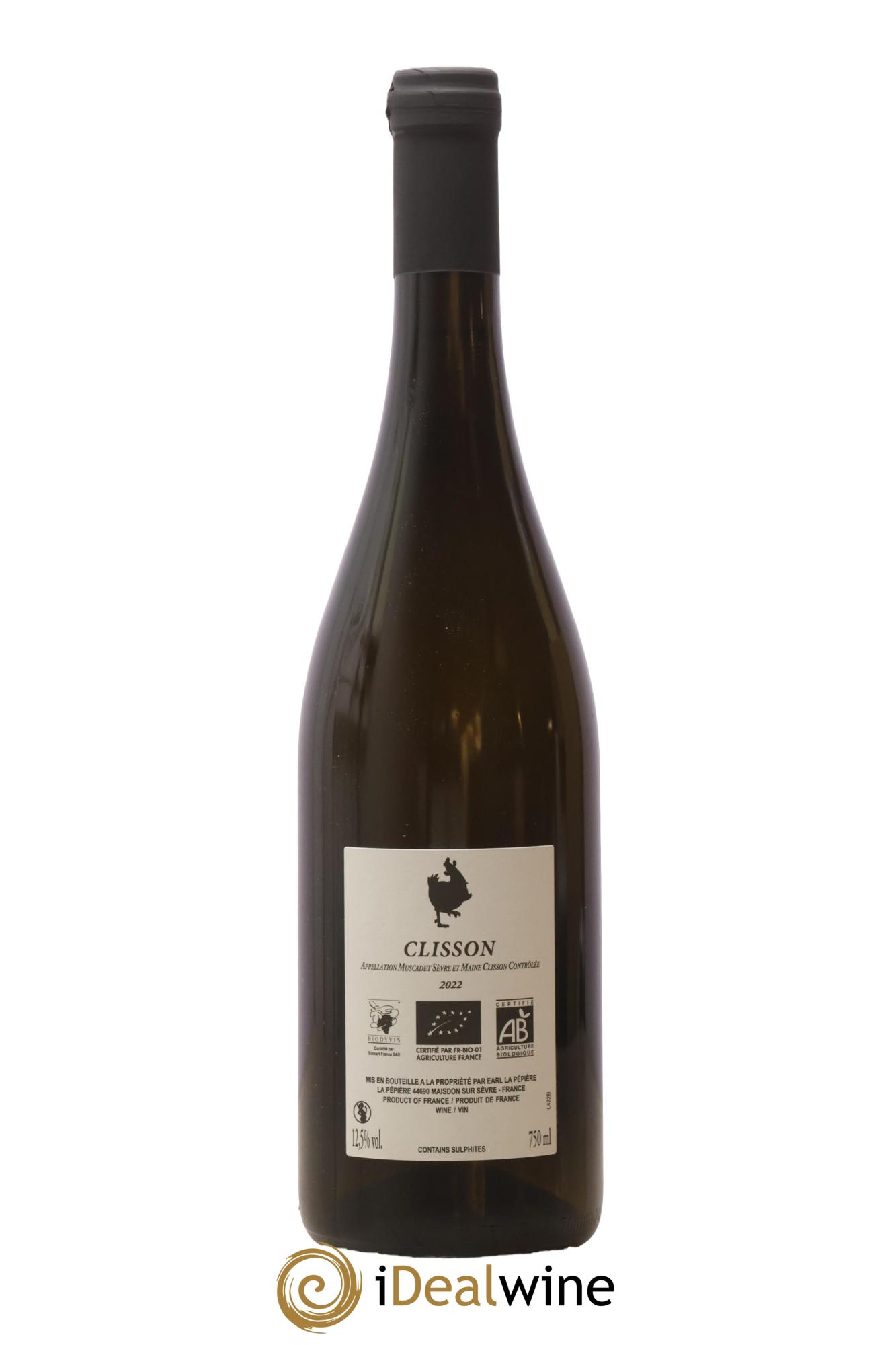 Muscadet-Sèvre-et-Maine Clisson Domaine Pépière 2022 - Posten von 1 Flasche - 1