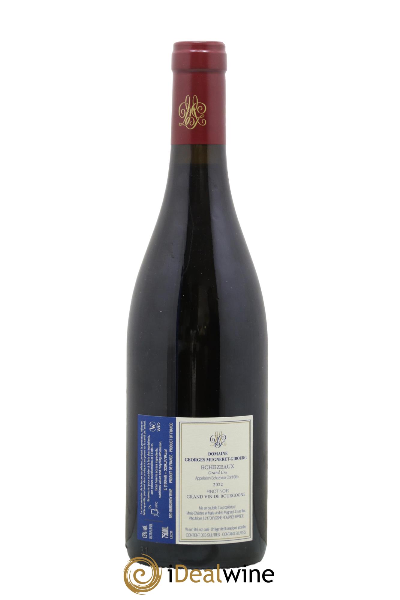 Echezeaux Grand Cru Mugneret-Gibourg (Domaine) 2022 - Lot of 1 bottle - 1