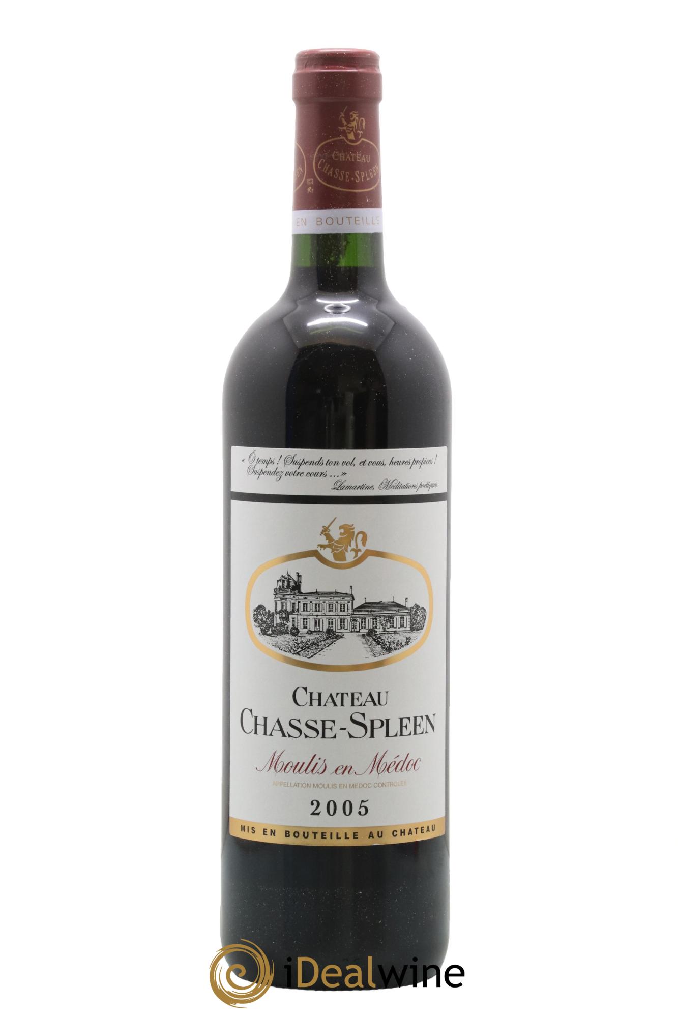 Château Chasse Spleen 2005 - Lot de 1 bouteille - 0