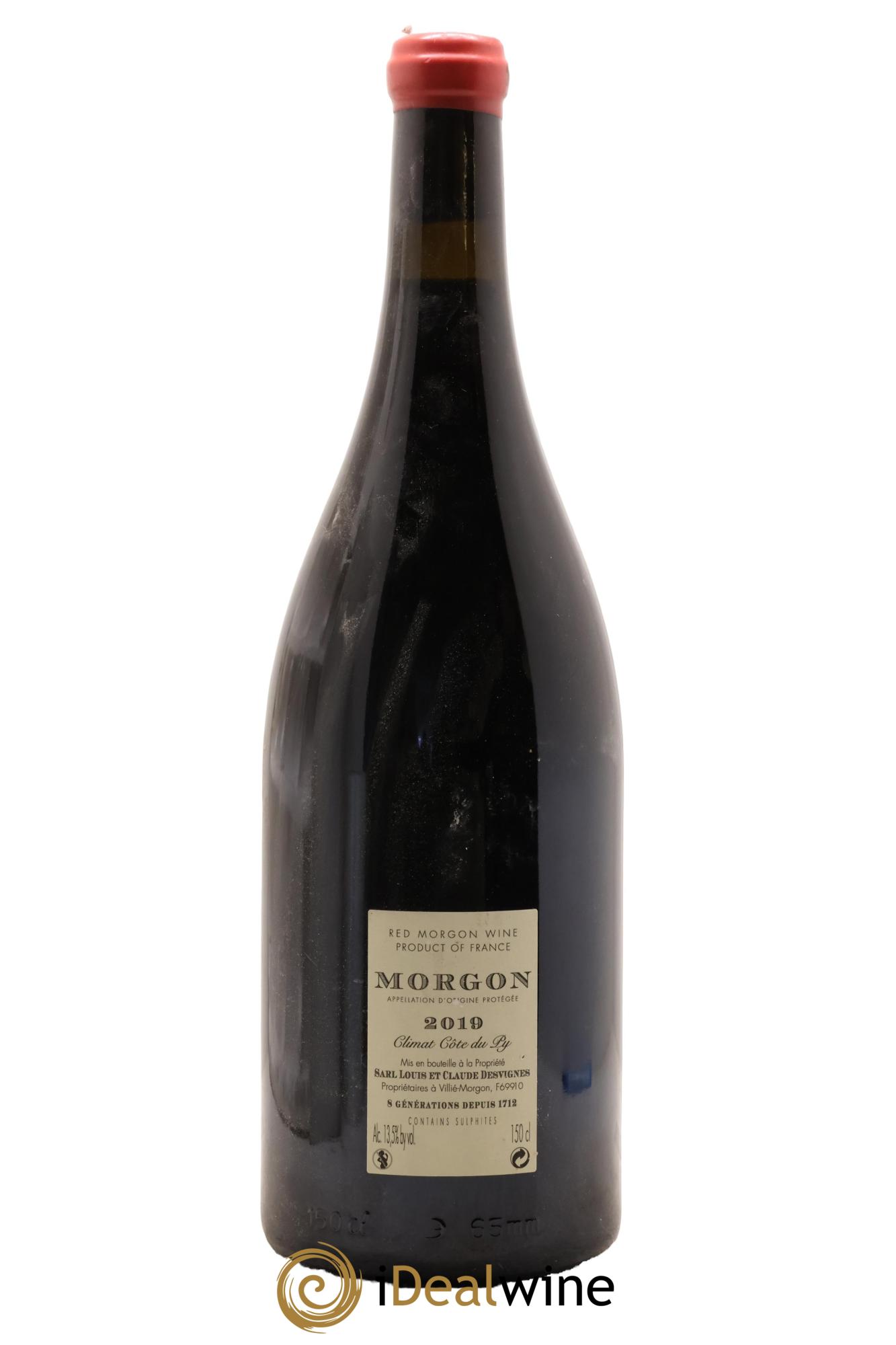 Morgon Côte du Py Louis-Claude Desvignes 2019 - Lot of 1 magnum - 1