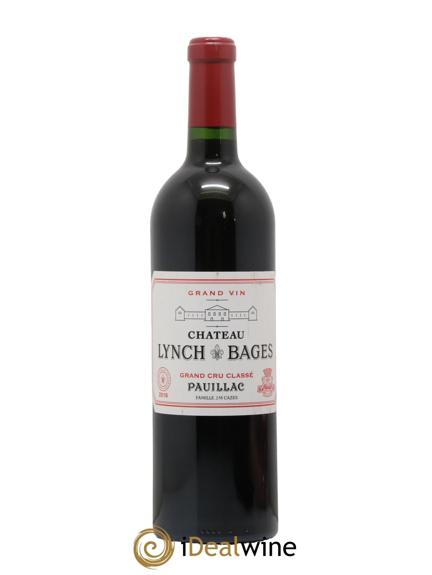 Château Lynch Bages 5ème Grand Cru Classé 2016 - Lot de 1 bouteille - 0