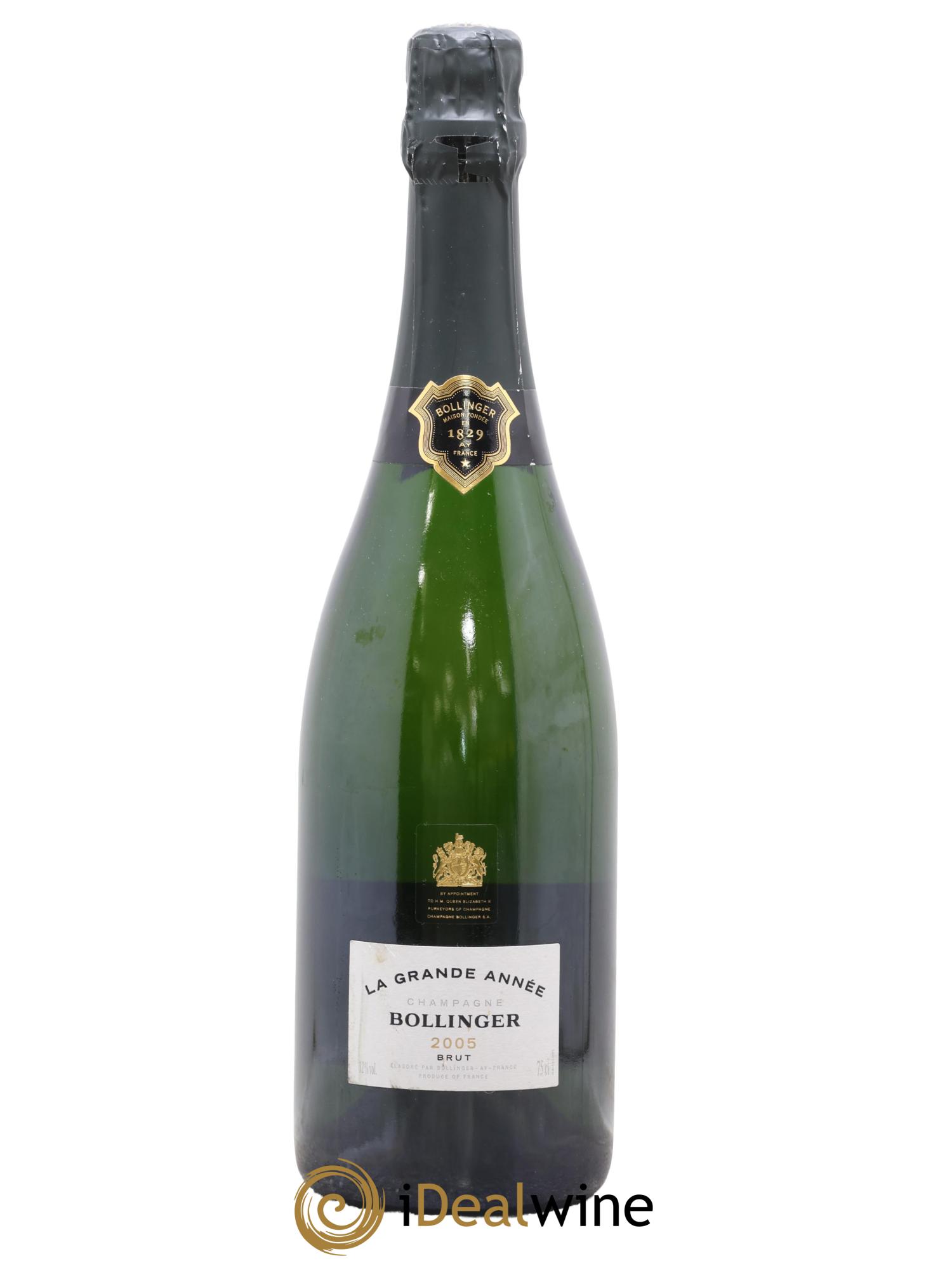La Grande Année Brut Bollinger 2005 - Lot de 1 bouteille - 0