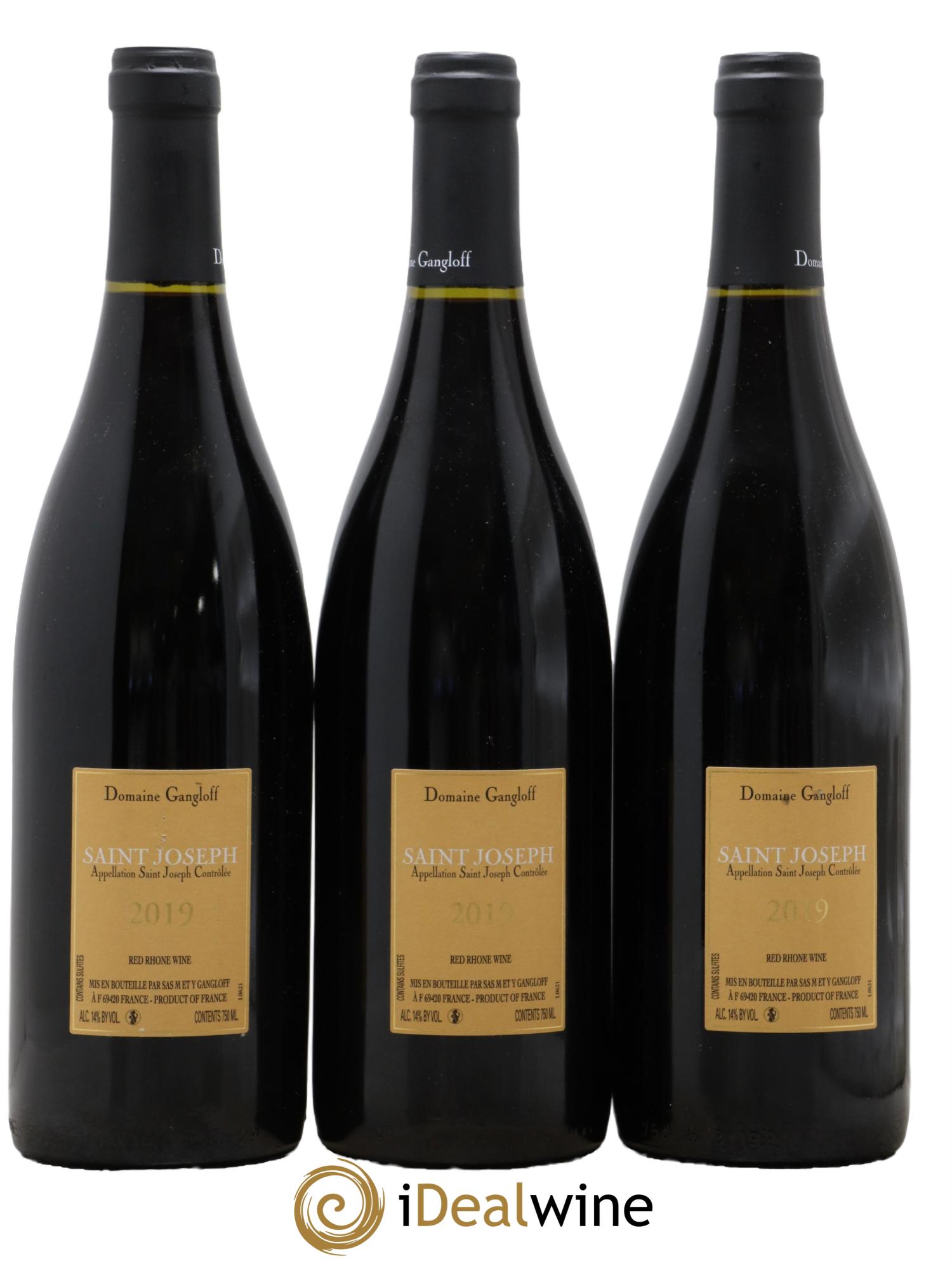 Saint-Joseph Gangloff (Domaine) 2019 - Lot de 3 bouteilles - 1