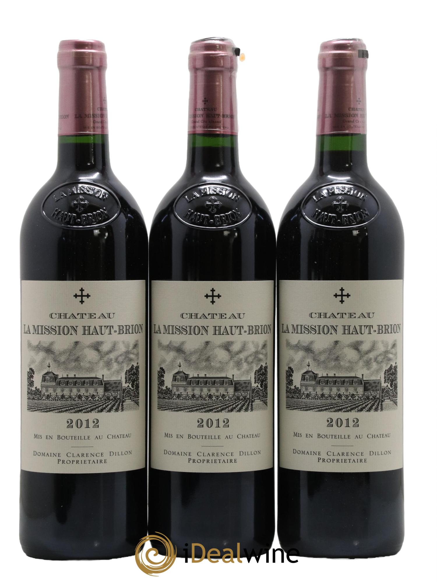 Château la Mission Haut-Brion Cru Classé de Graves 2012 - Lot de 6 bouteilles - 1