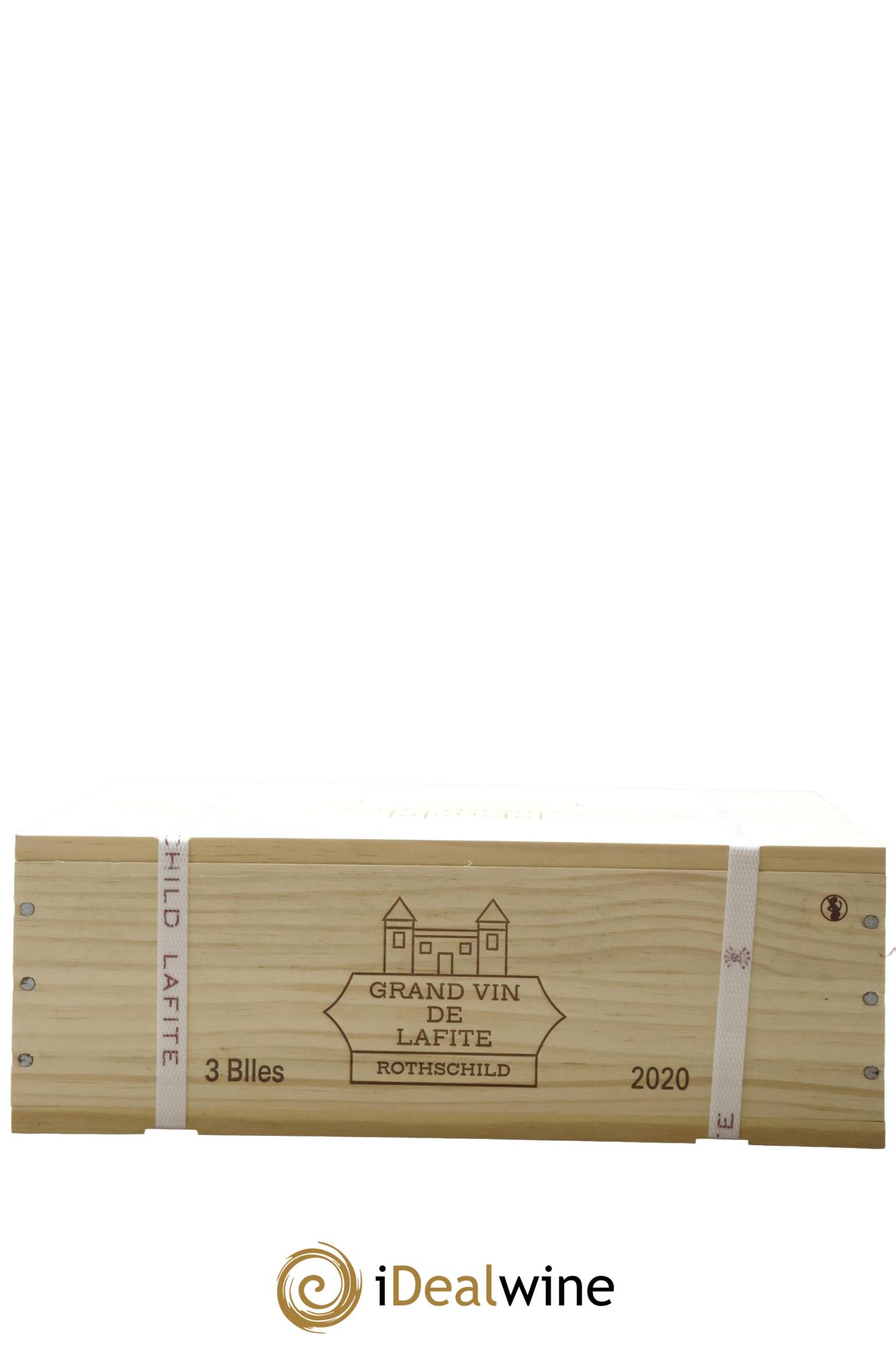 Château Lafite Rothschild 1er Grand Cru Classé 2020 - Lotto di 3 bottiglie - 3