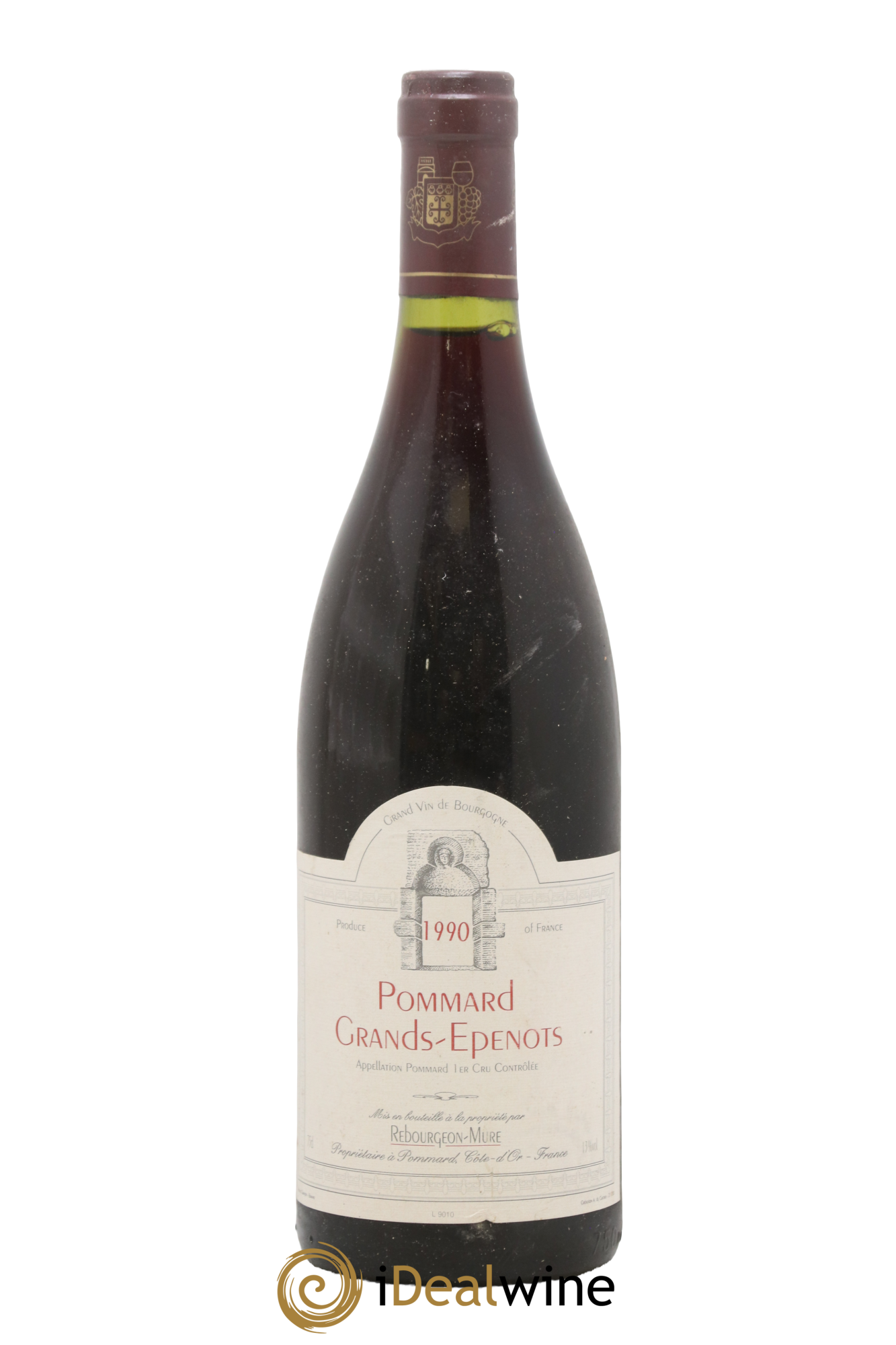 Pommard 1er Cru Grands Epenots Rebourgeon-Mure 1990 - Lot of 1 bottle - 0