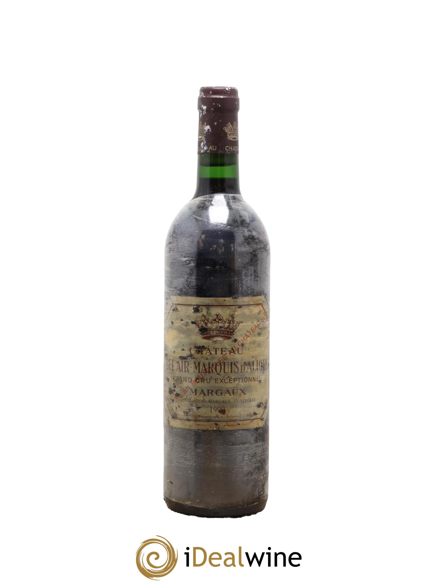 Château Bel Air Marquis d'Aligre 1990 - Posten von 1 Flasche - 0