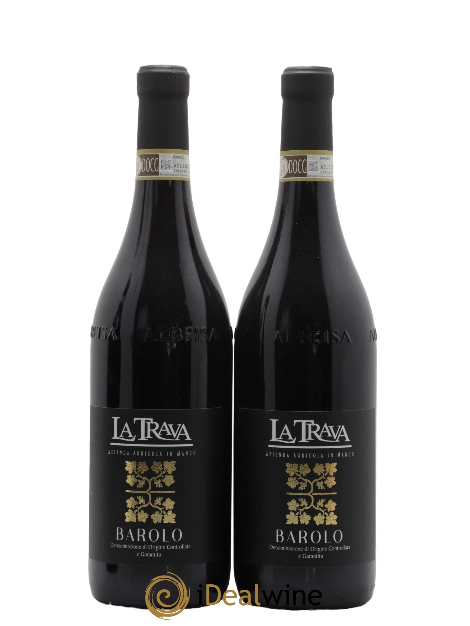 Barolo Mossiere La Trava 2018 - Lot de 2 bouteilles - 0