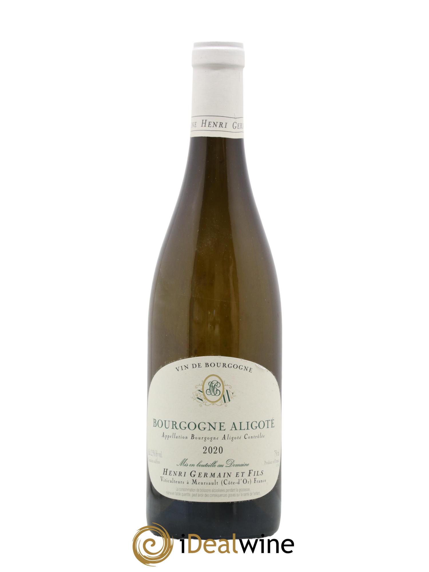 Bourgogne Aligote Domaine Henri Germain et Fils 2020 - Lot de 1 bouteille - 0