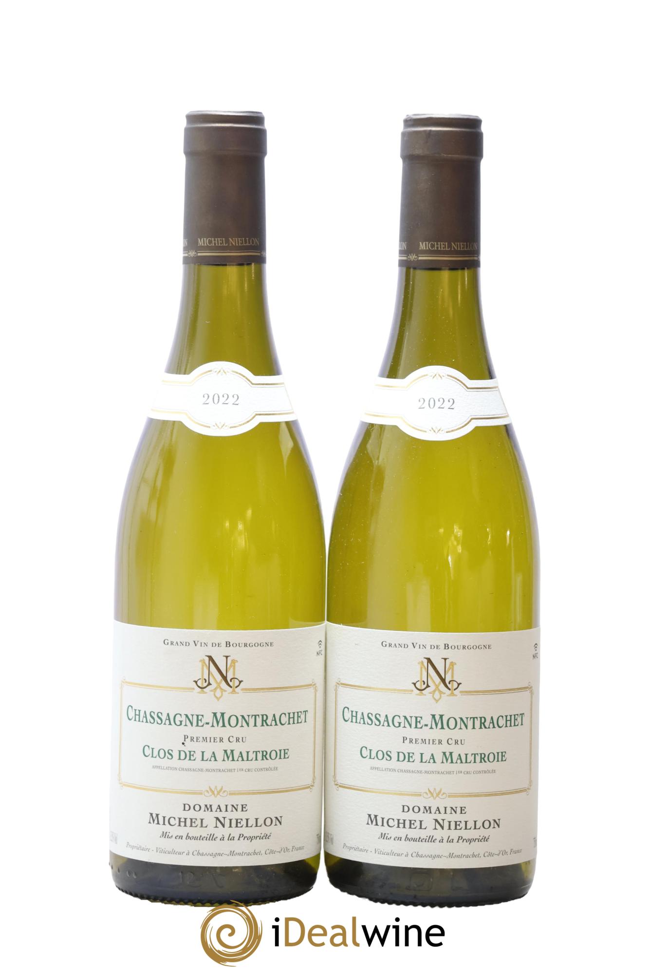 Chassagne-Montrachet 1er Cru Clos de la Maltroie Michel Niellon (Domaine) 2022 - Posten von 2 Flaschen - 0
