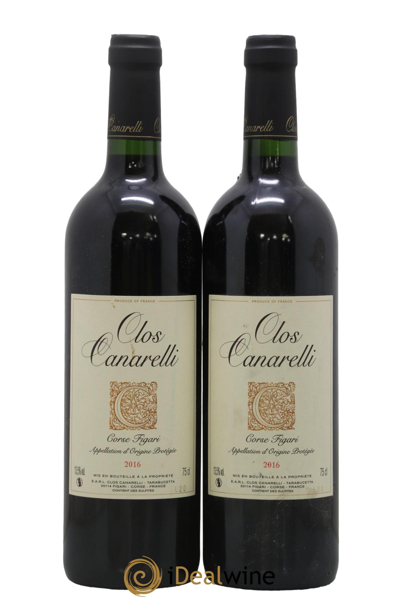 Figari Clos Canarelli 2016 - Posten von 2 Flaschen - 0