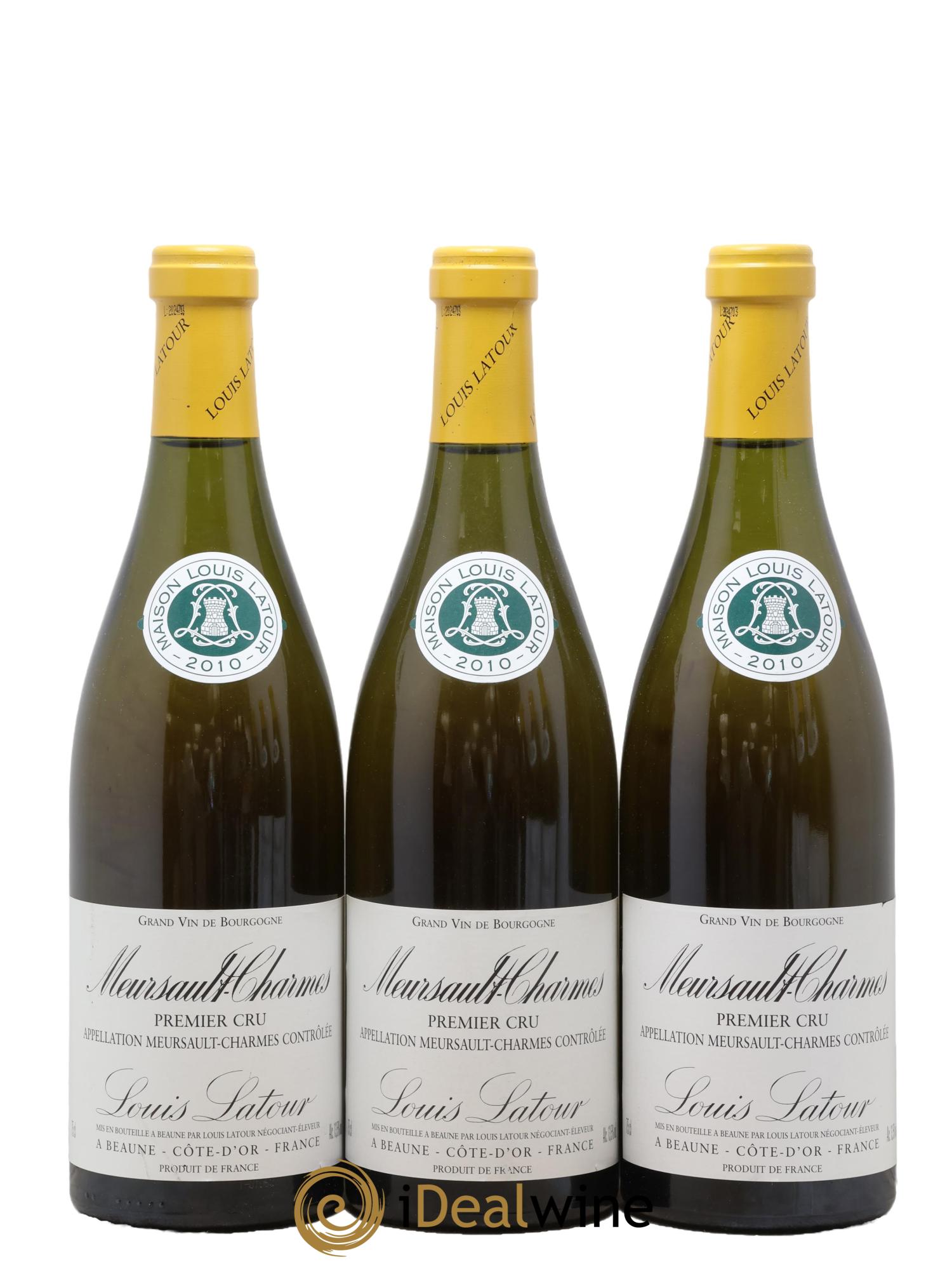 Meursault 1er Cru Charmes Louis Latour 2010 - Posten von 3 Flaschen - 0