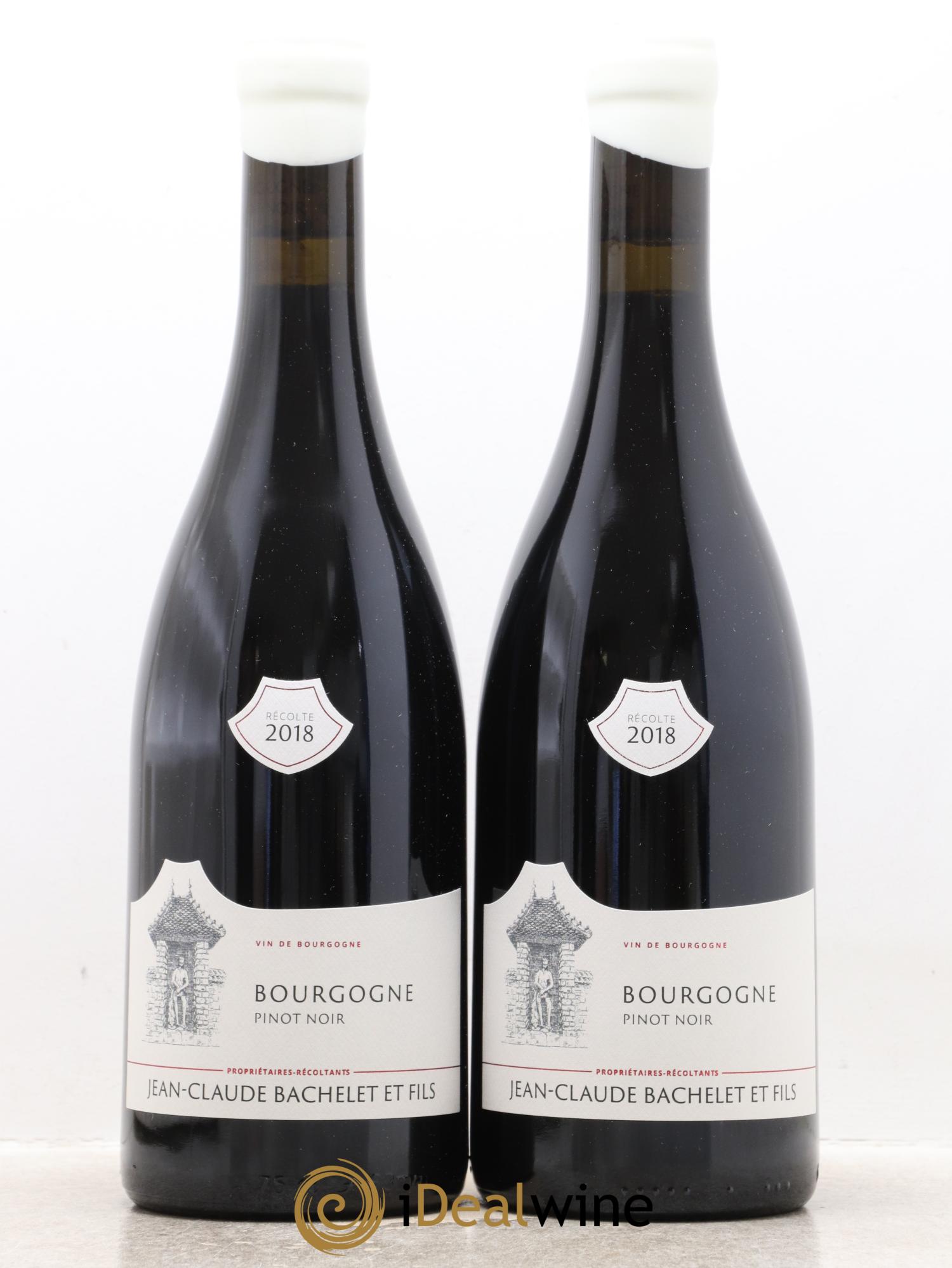 Bourgogne Pinot Noir Domaine Jean-Claude Bachelet 2018 - Lot de 2 bouteilles - 0