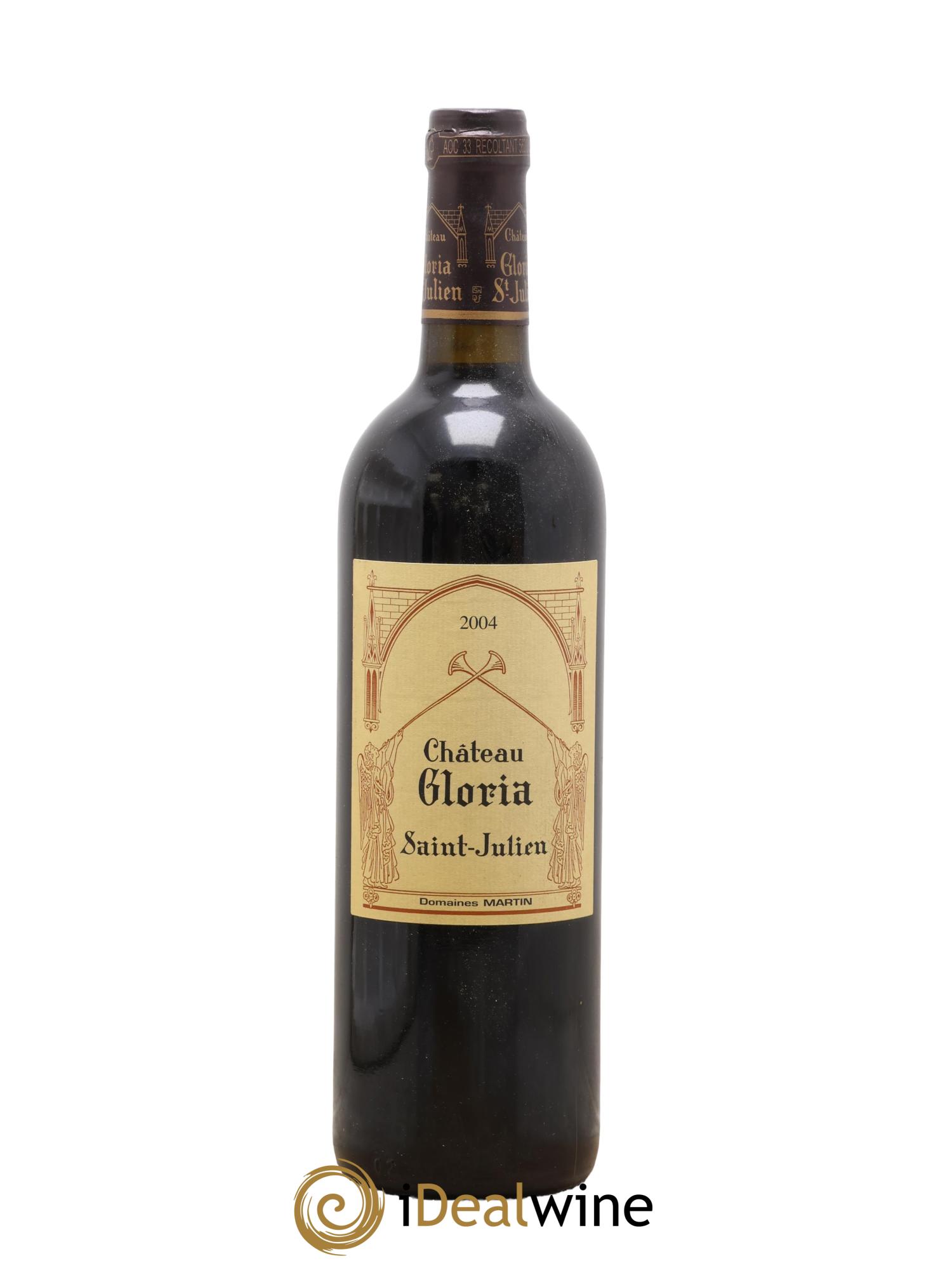 Château Gloria 2004 - Lot de 1 bouteille - 0