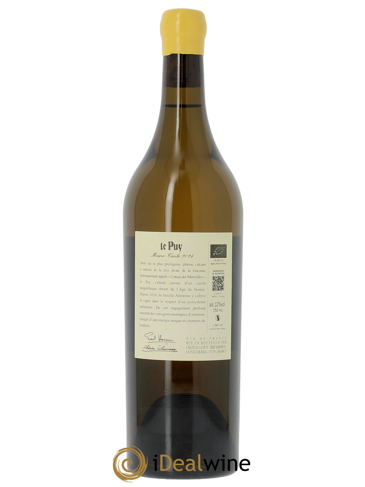 Le Puy - Marie-Cécile  2024 - Lot de 1 bouteille - 1