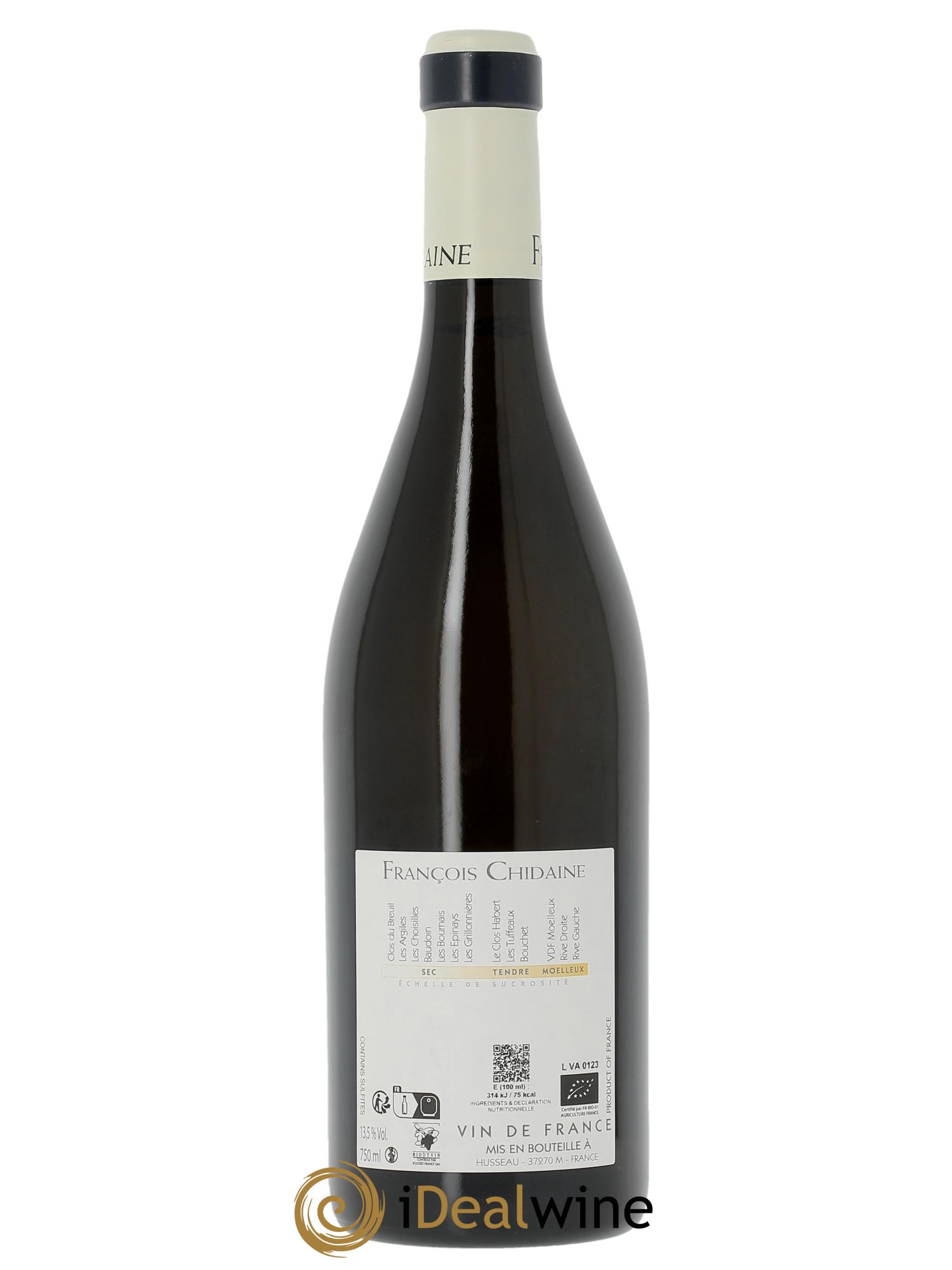 Vouvray Les Argiles François Chidaine  2023 - Lot of 1 bottle - 1