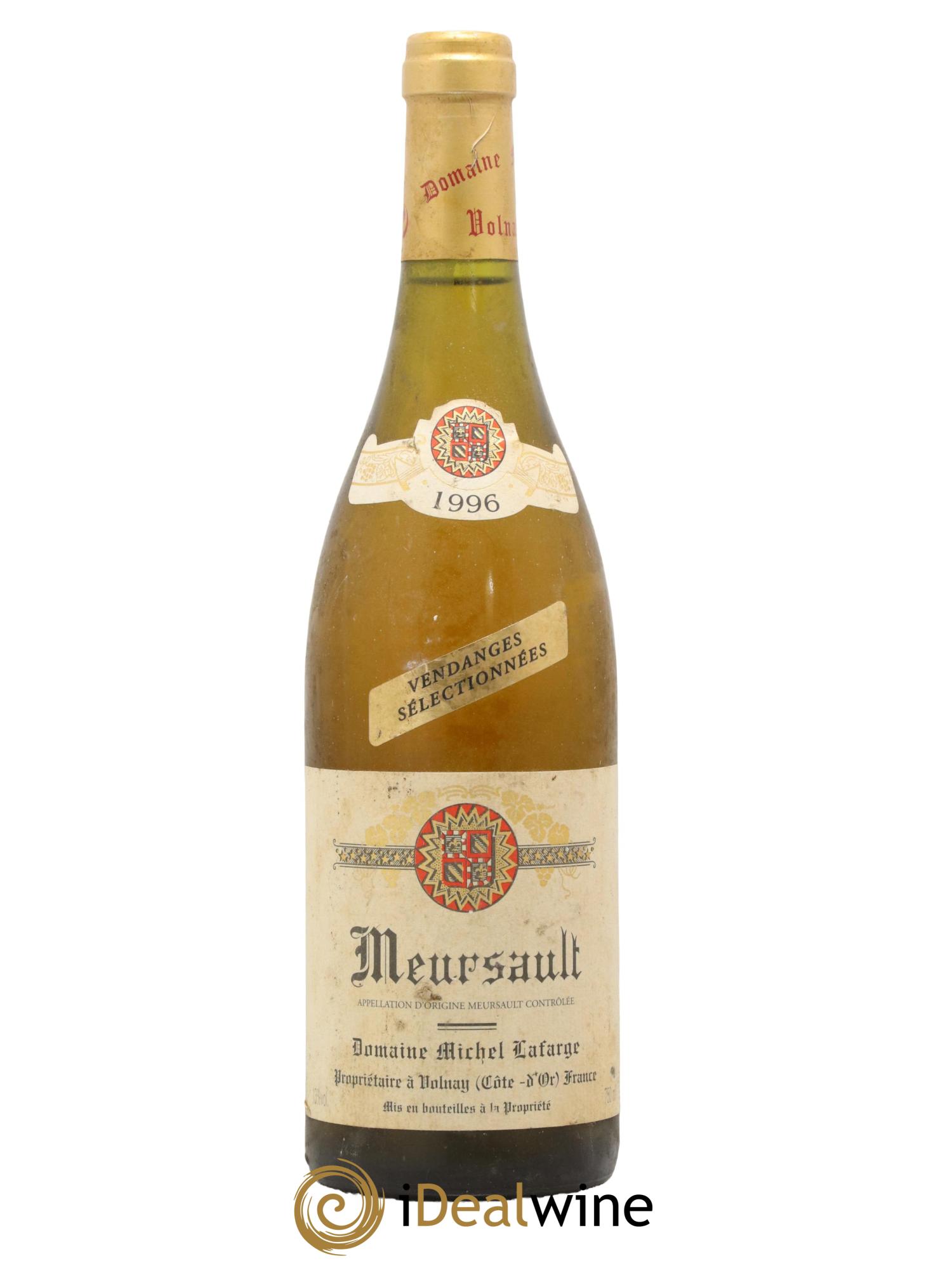 Meursault Vendanges sélectionnées Lafarge (Domaine) 1996 - Lot de 1 bouteille - 0