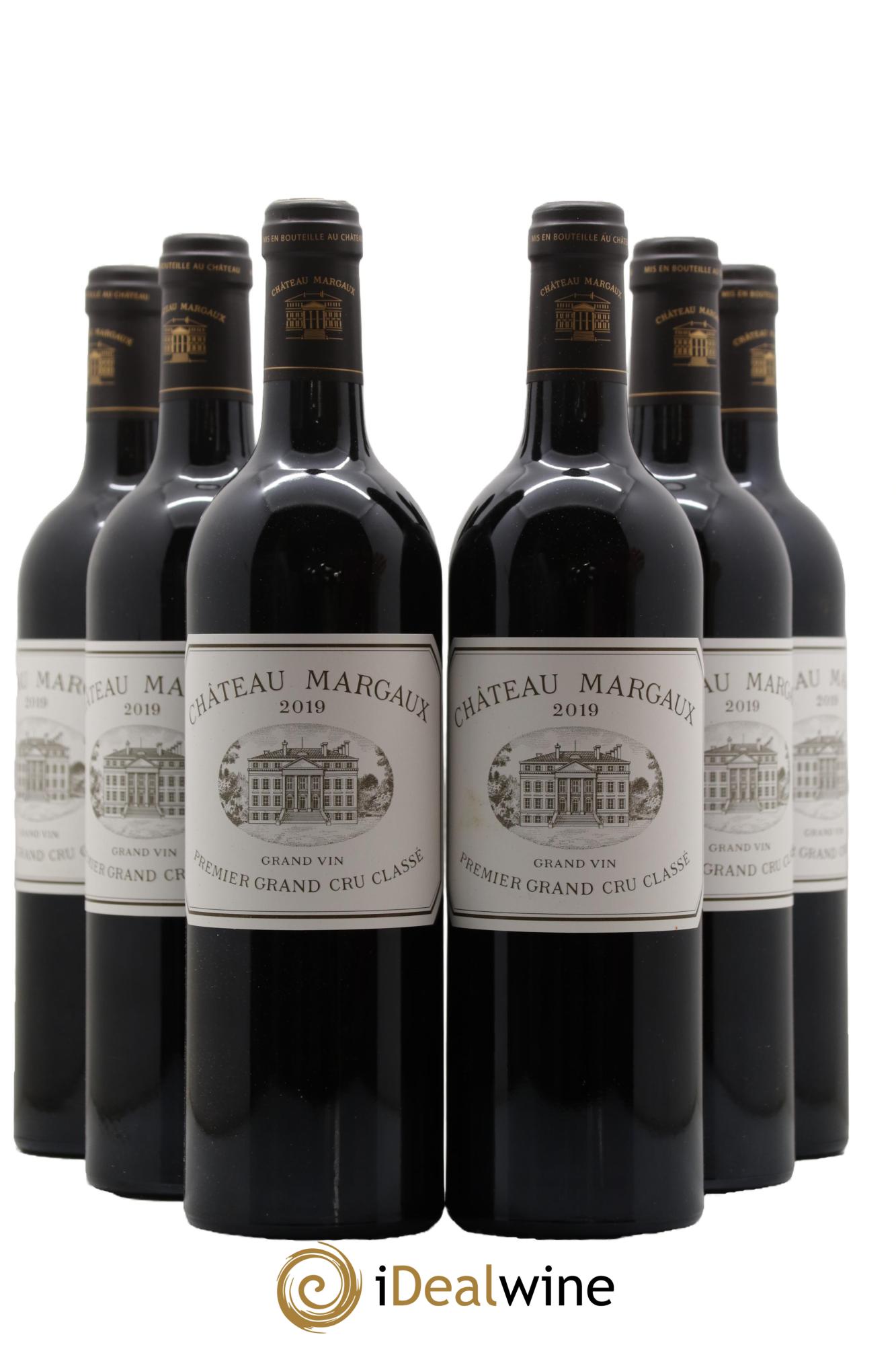 Château Margaux 1er Grand Cru Classé 2019 - Lot de 6 bouteilles - 0