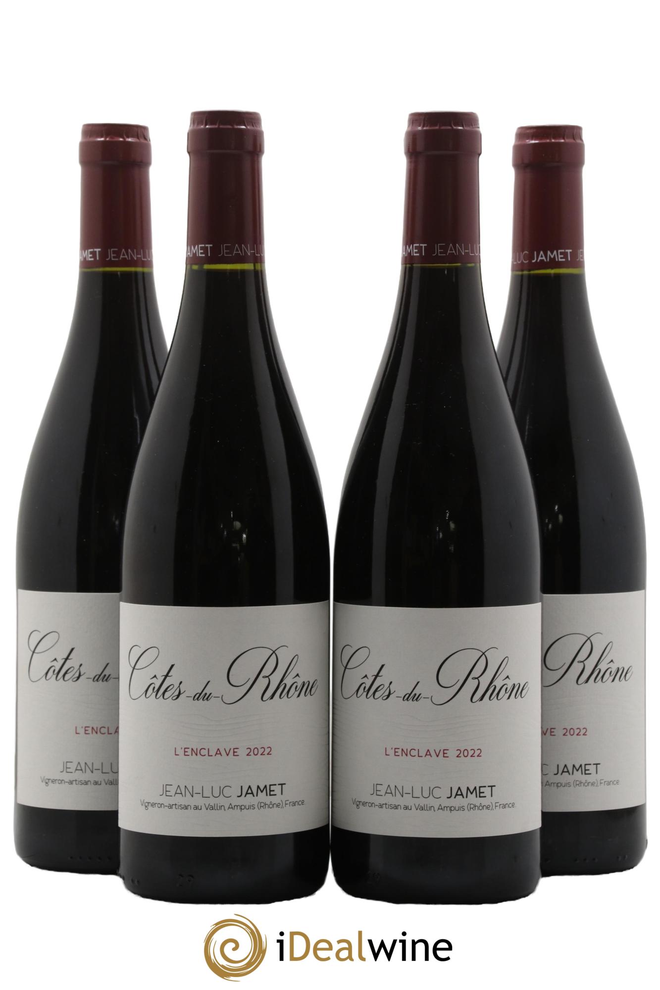 Côtes-du-Rhône L'Enclave Jean-Luc Jamet 2022 - Lot of 4 bottles - 0