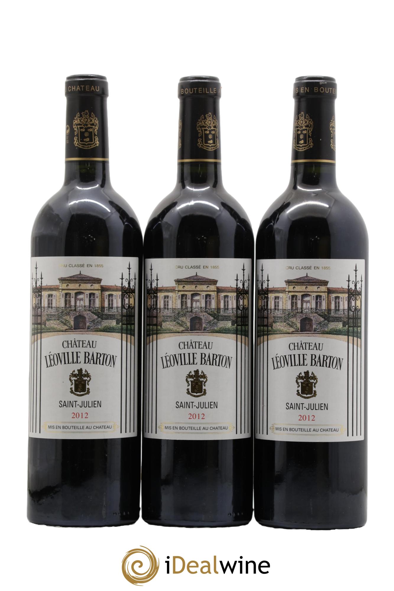Château Léoville Barton 2ème Grand Cru Classé 2012 - Lot de 3 bouteilles - 0